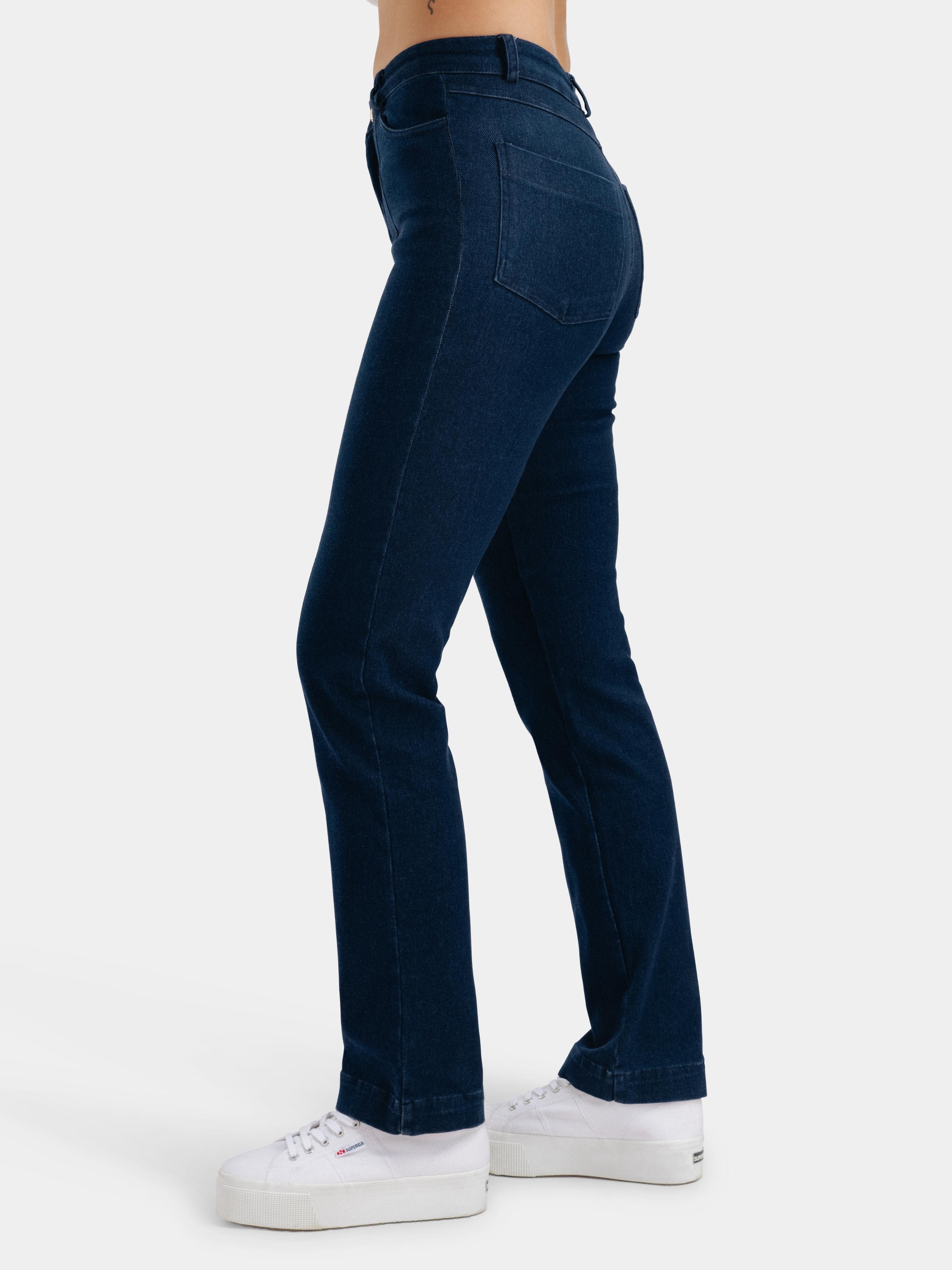 Senja Wool Jeans Dark Blue