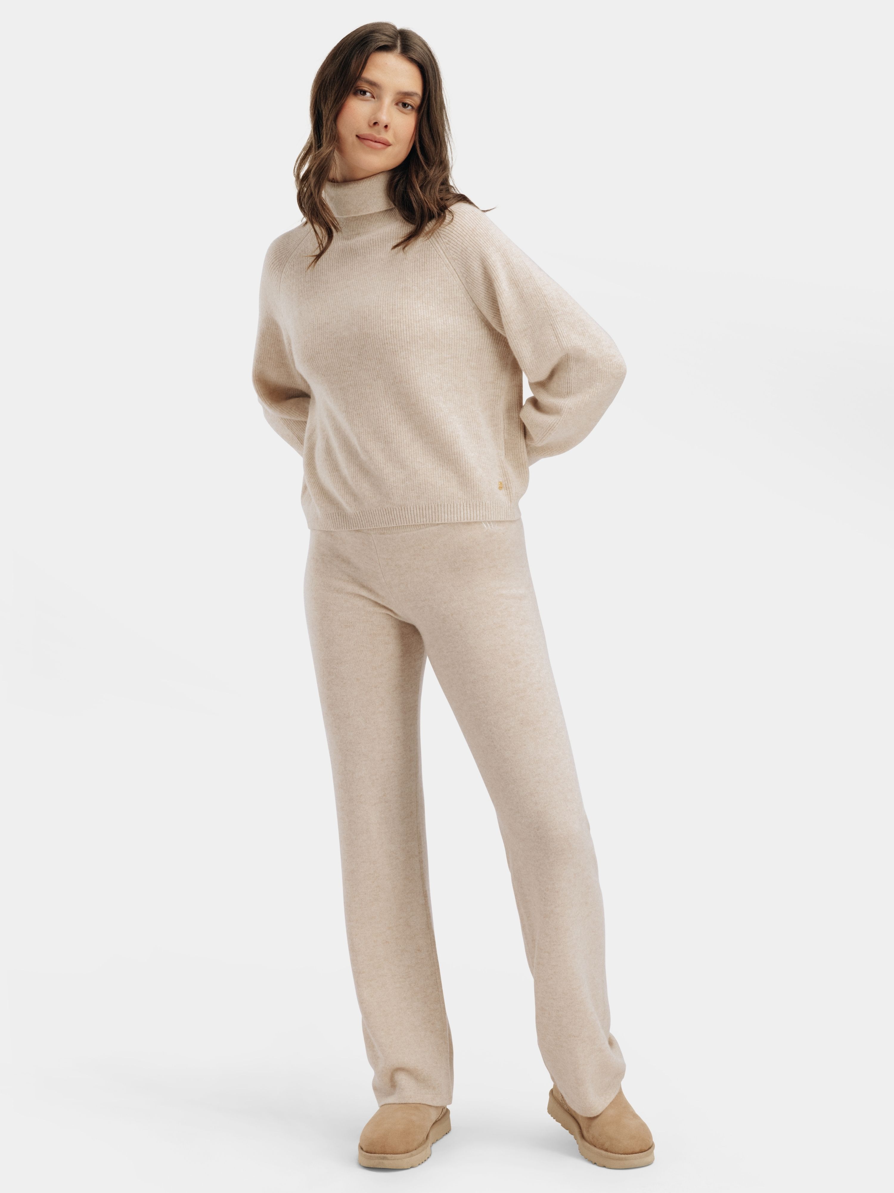 Stortoppen Cashmere Pant - Regular Light Sand Melange