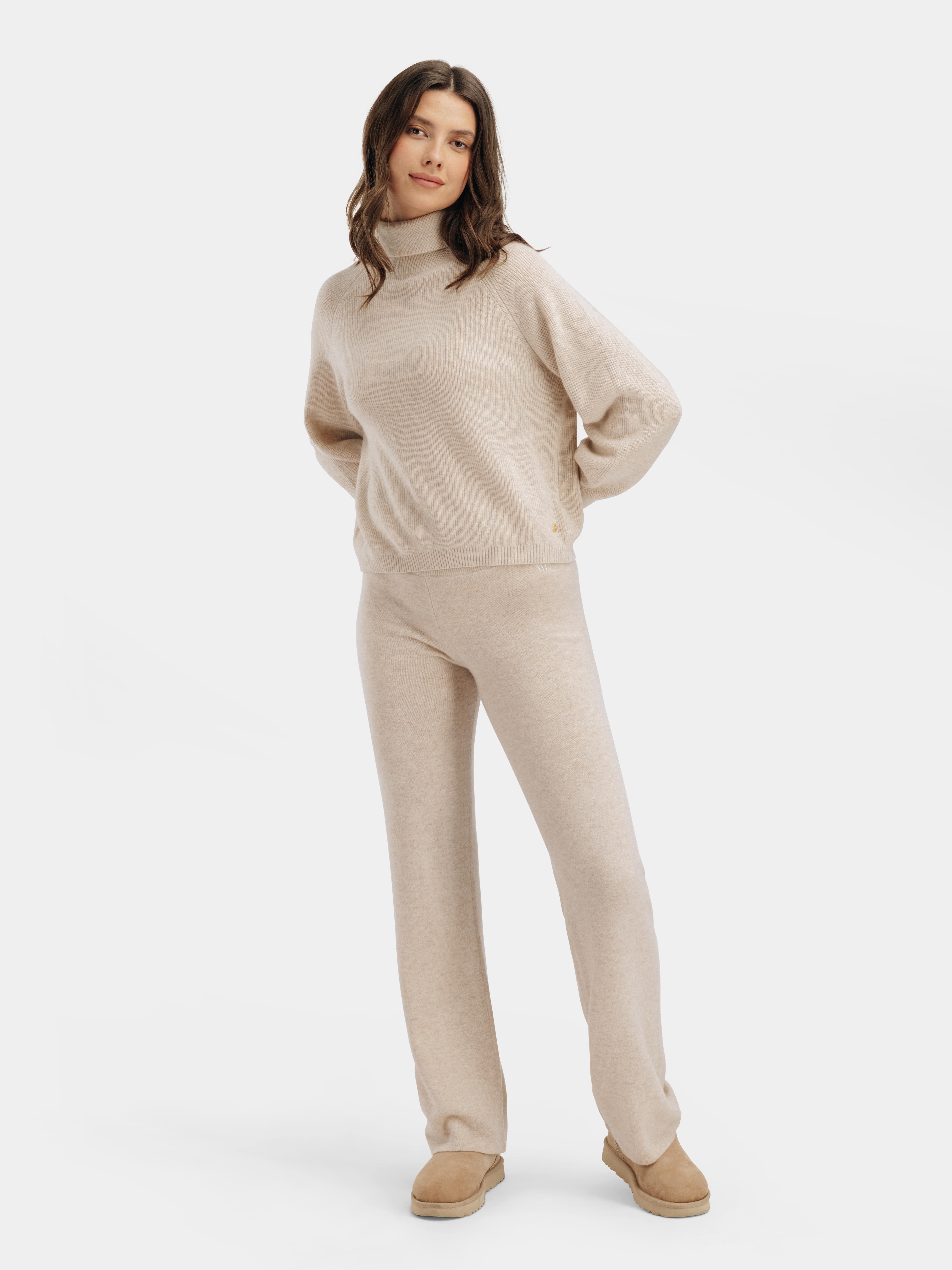 Stortoppen Cashmere Turtleneck Light Sand Melange
