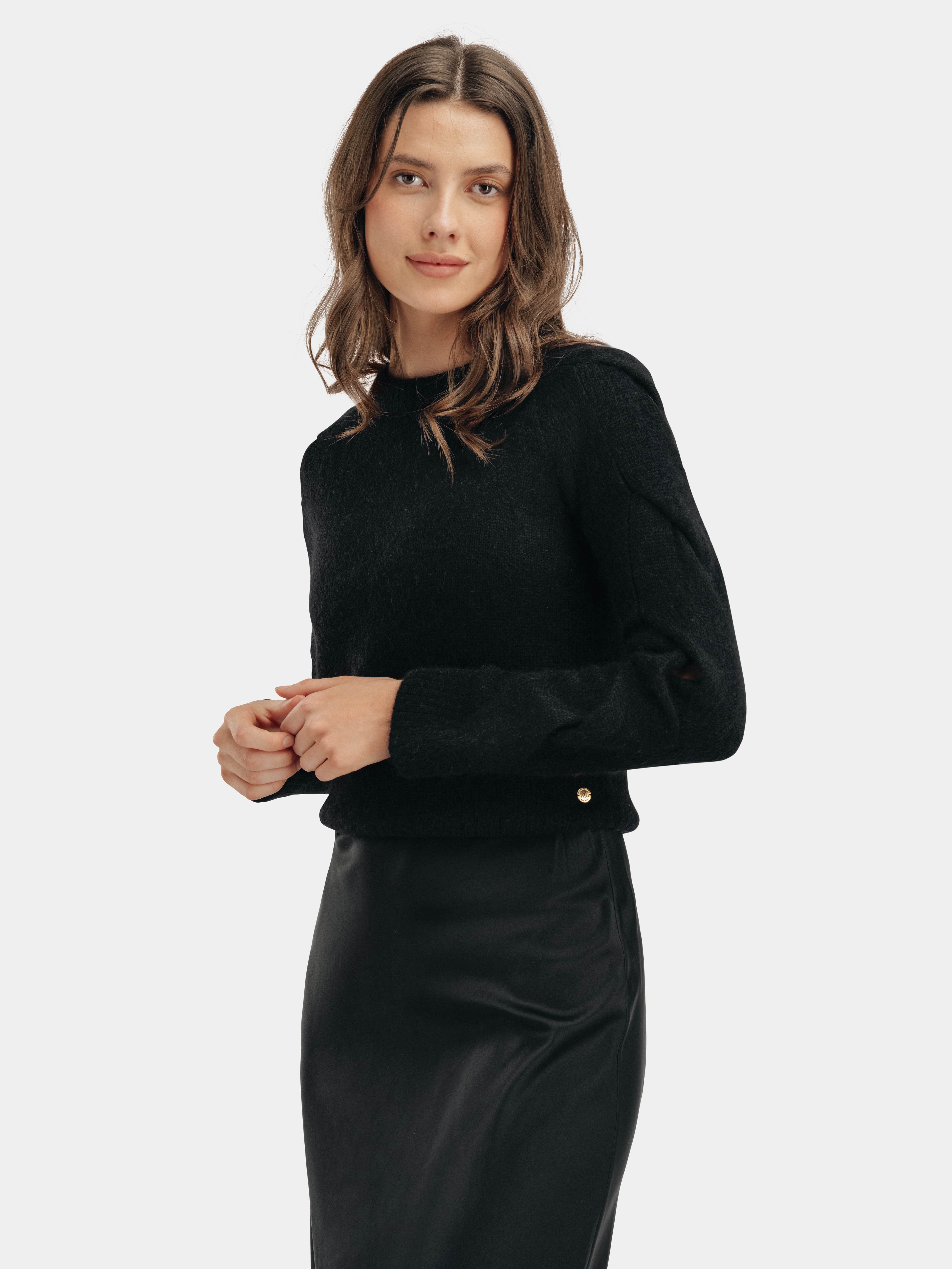 Tromøya Knitted Sweater Black
