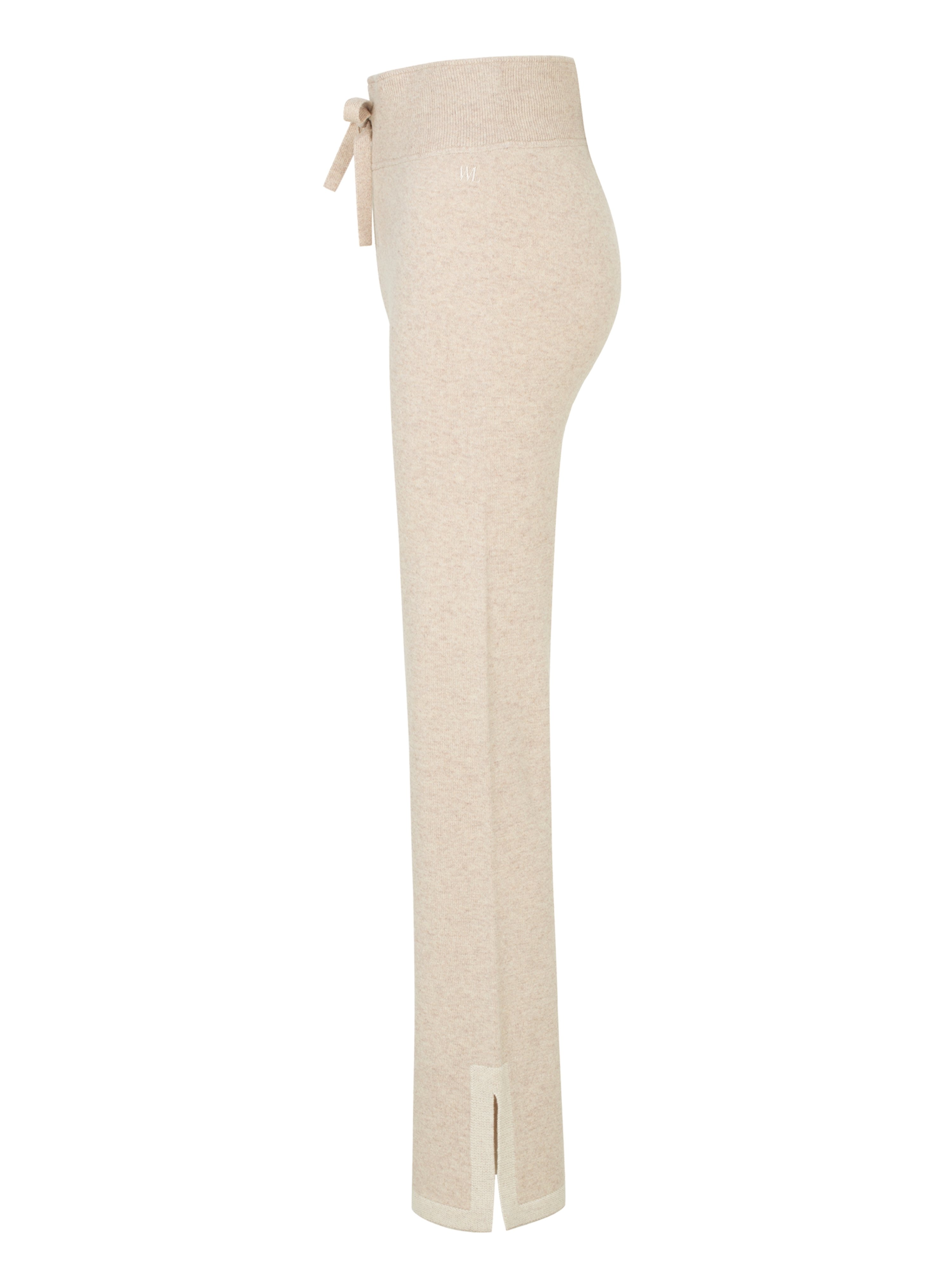 Veslepiggen Knitted Wool Pant  Stone Beige