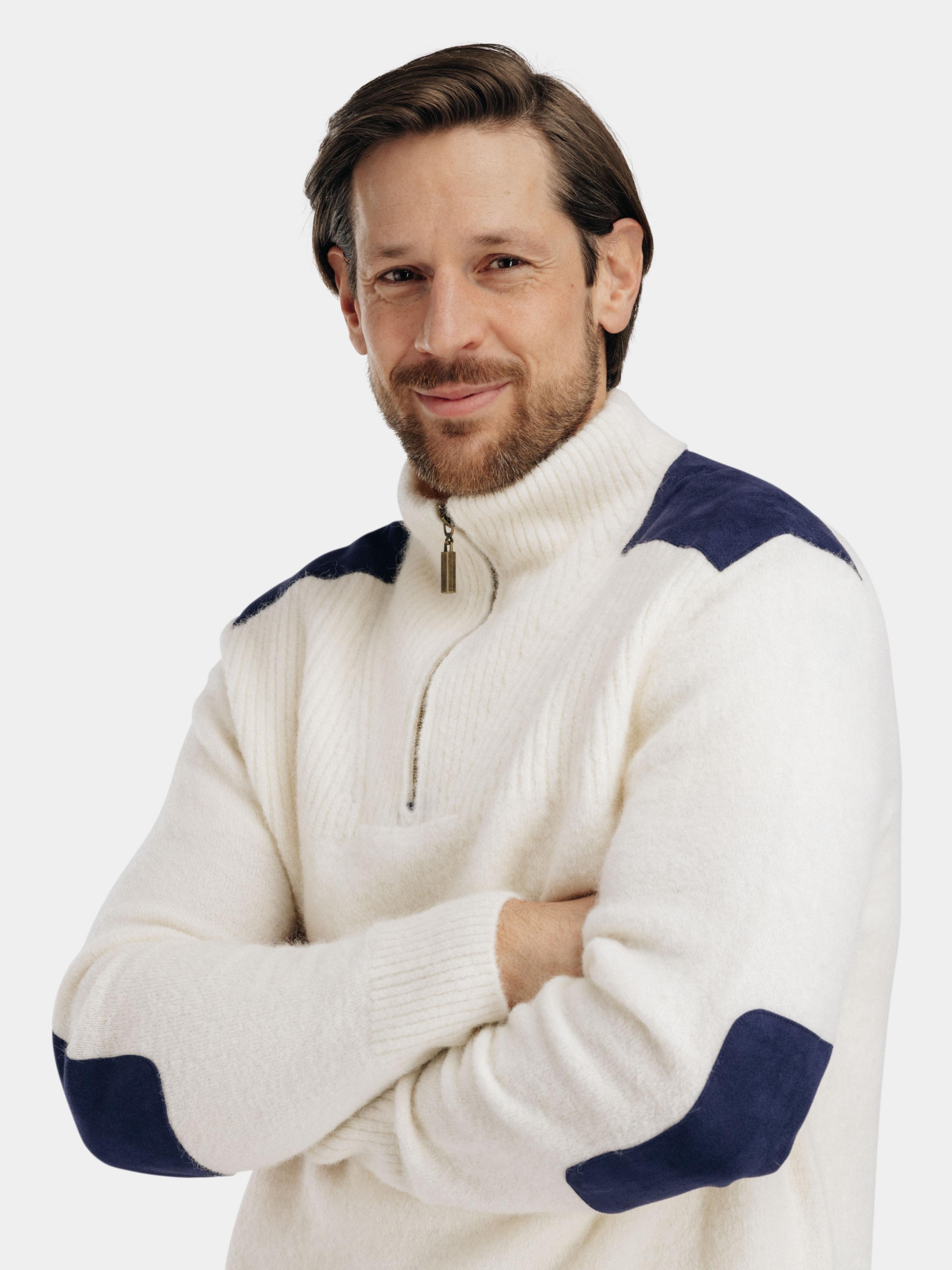 Loen Alpaca Knit Sweater Snow White