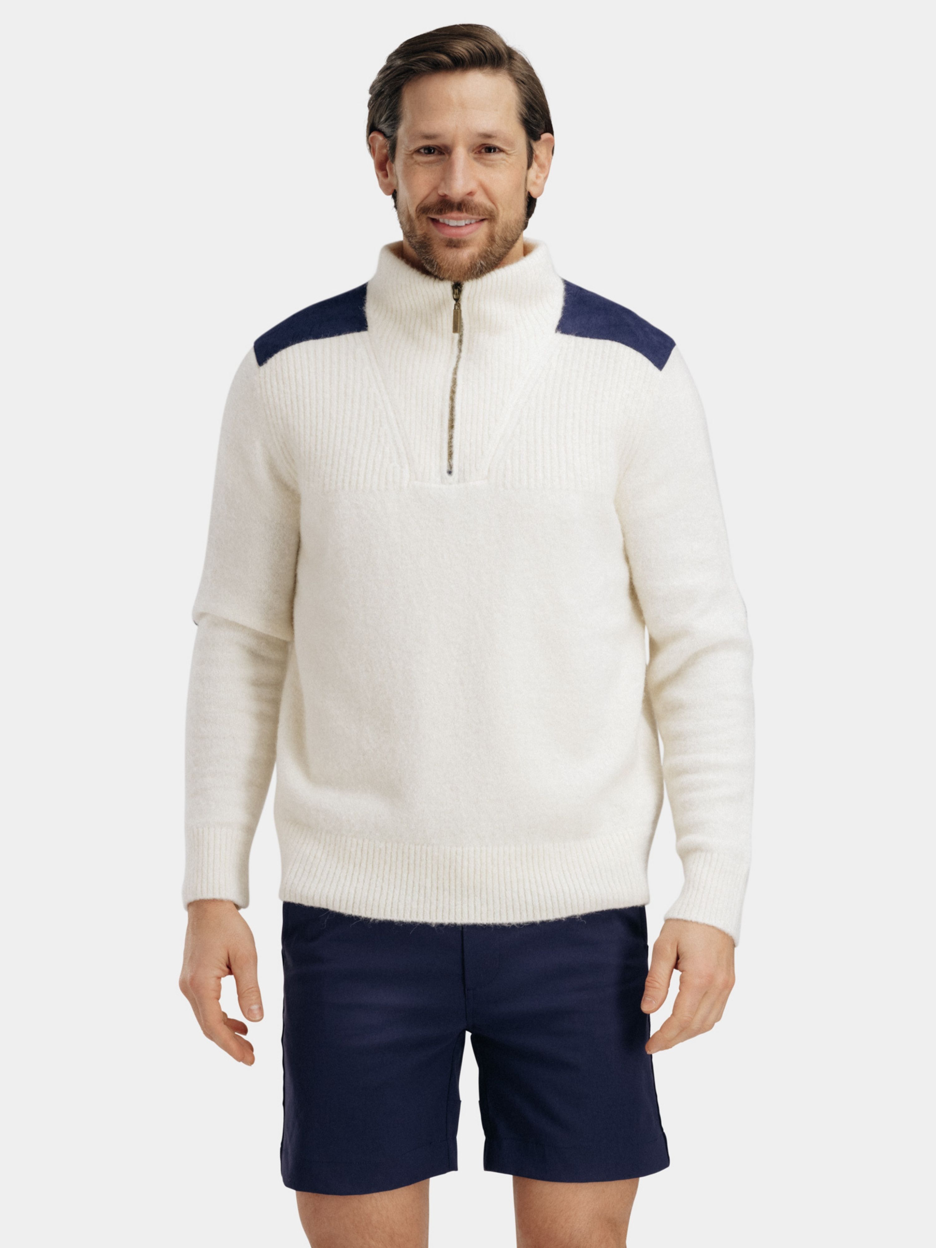 Loen Alpaca Knit Sweater Snow White