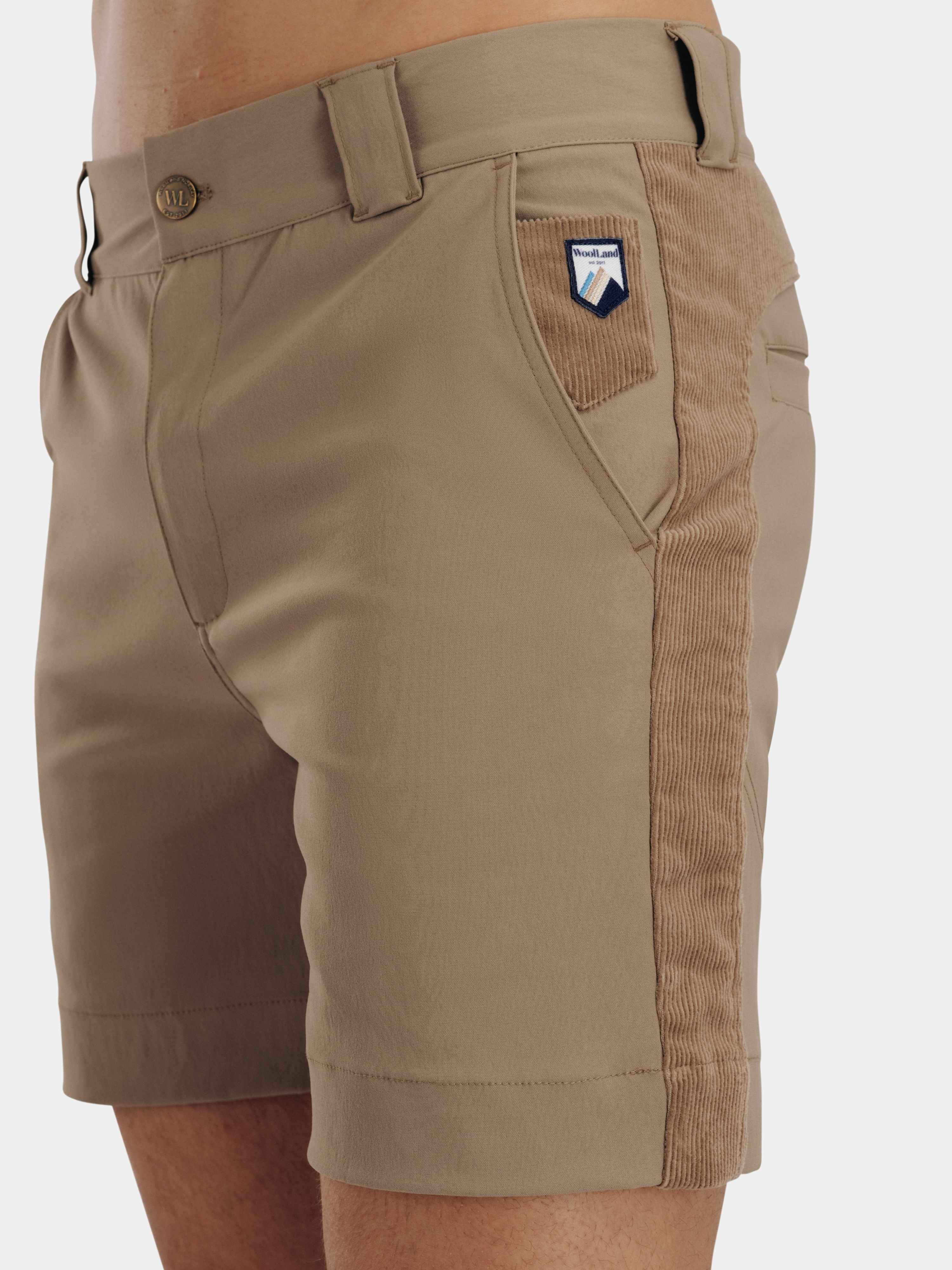 Romsdalseggen Courderoy Shorts Driftwood