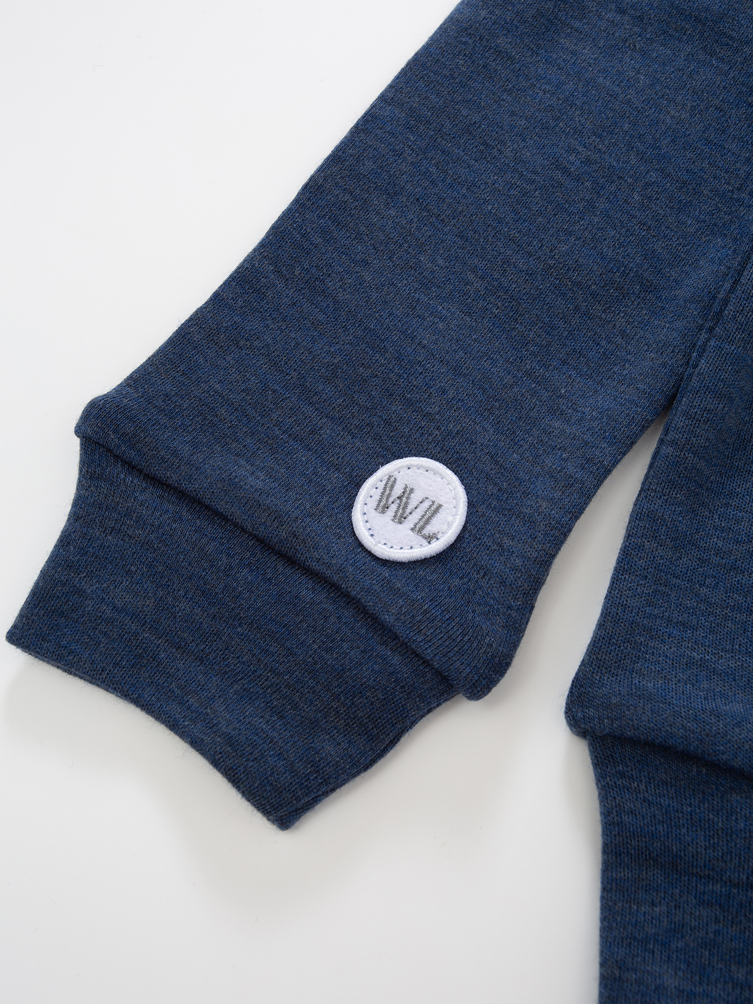 Bergen Merino Top 2-3 Y/O Blue Ink Melange