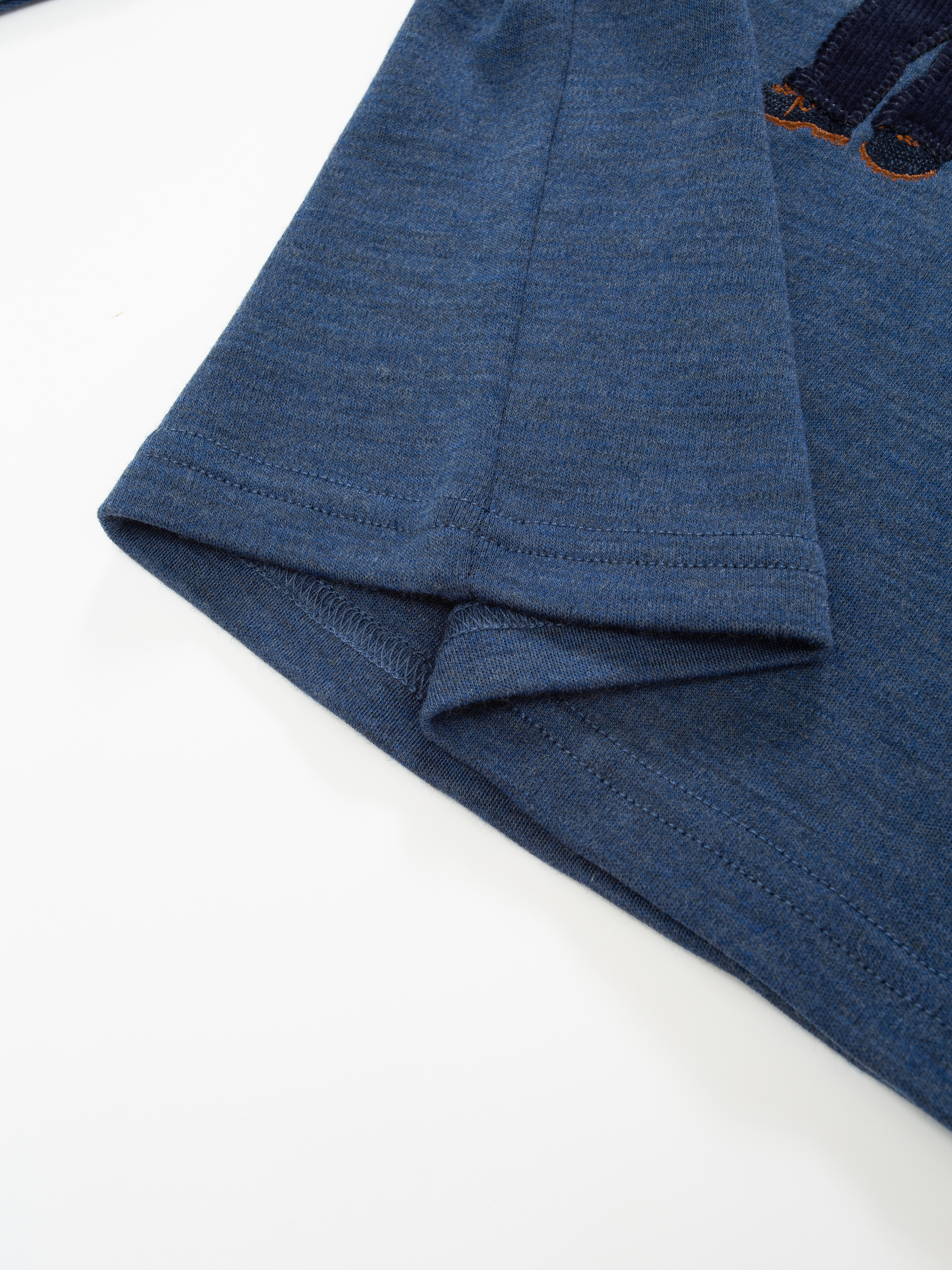 Harpefossen Merino Sweater Blue Ink Melange