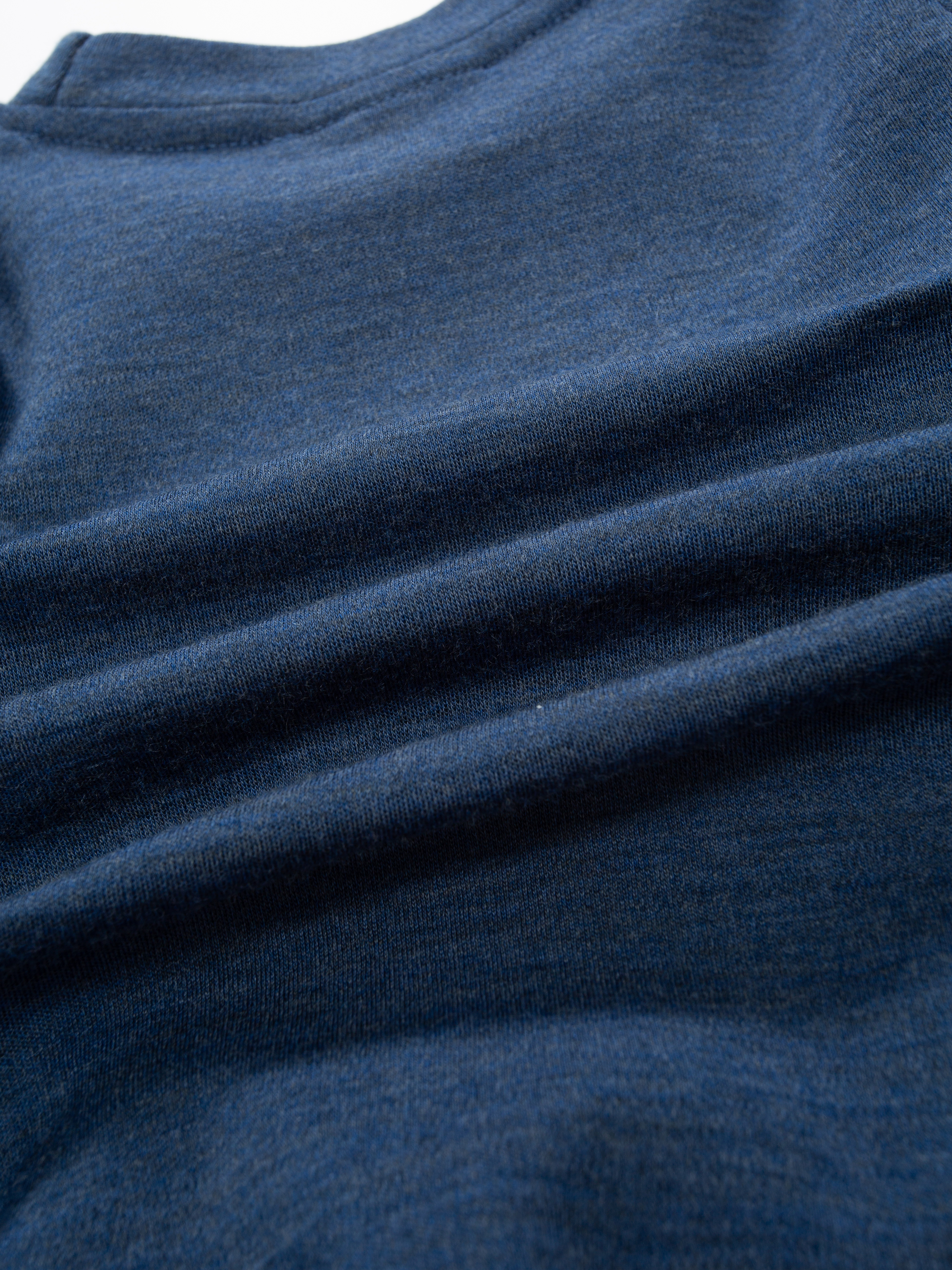 Harpefossen Merino Sweater Blue Ink Melange