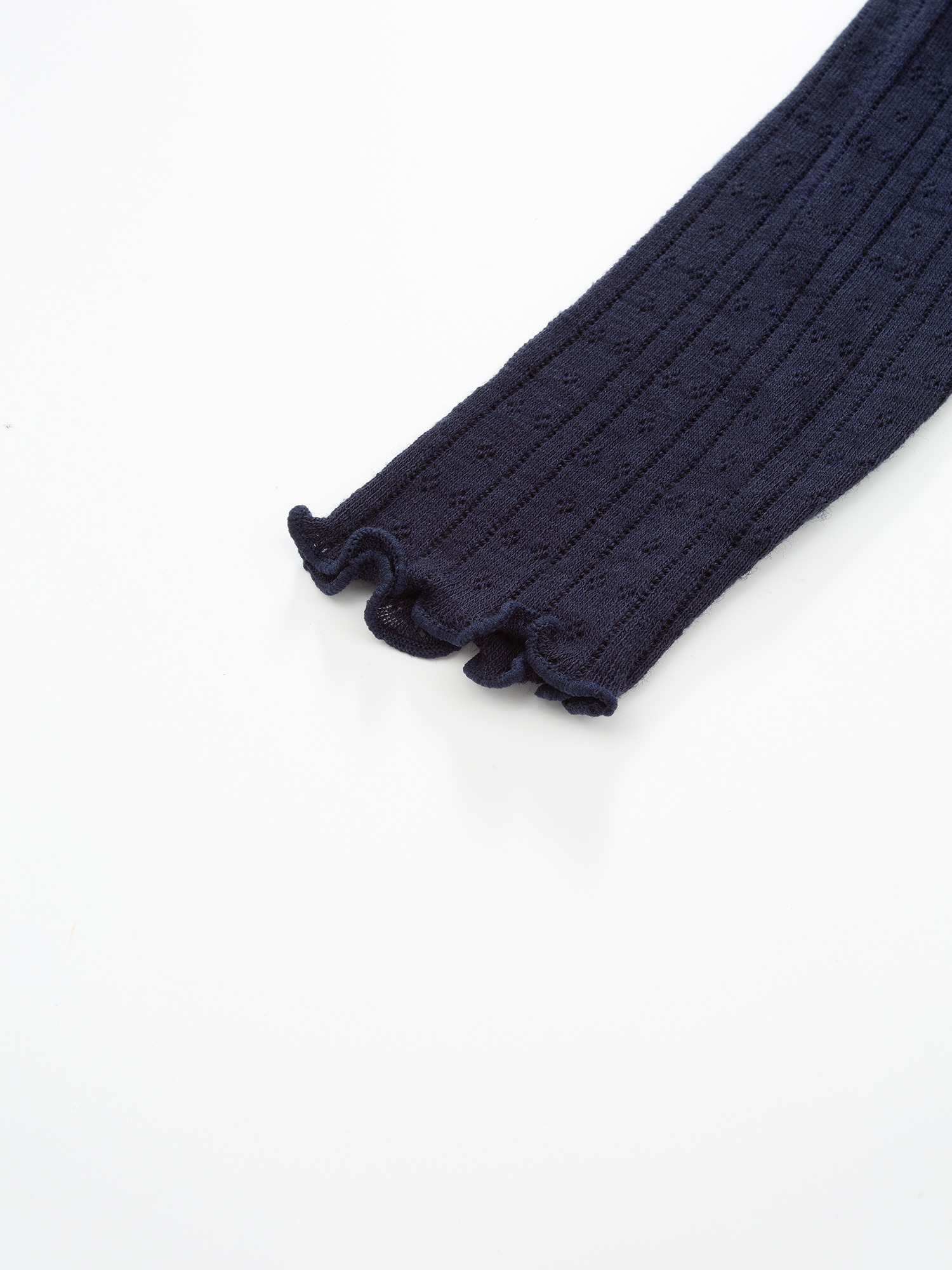 Visbretinden Pointelle Wool Body Blue