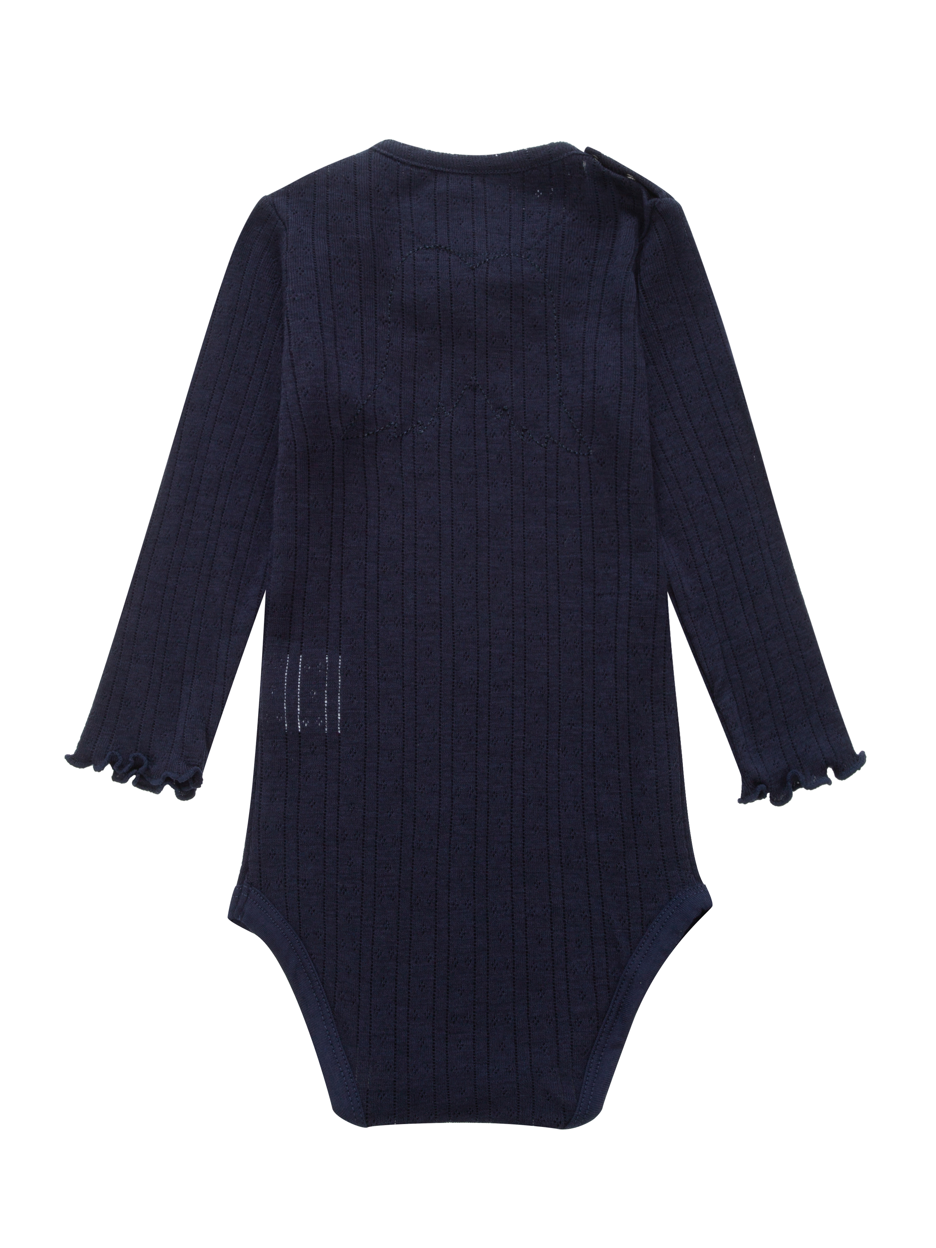 Visbretinden Pointelle Wool Body Blue
