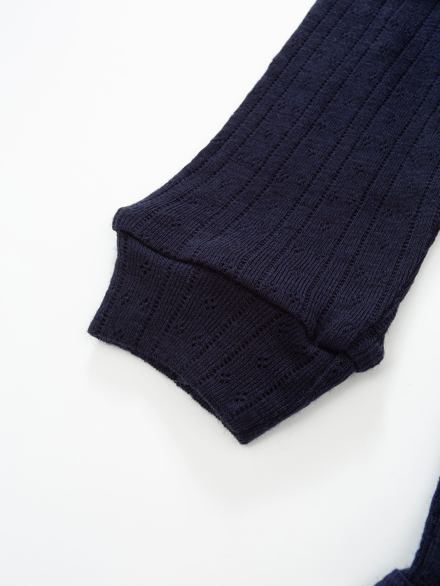 Visbretinden Pointelle Wool Body Blue