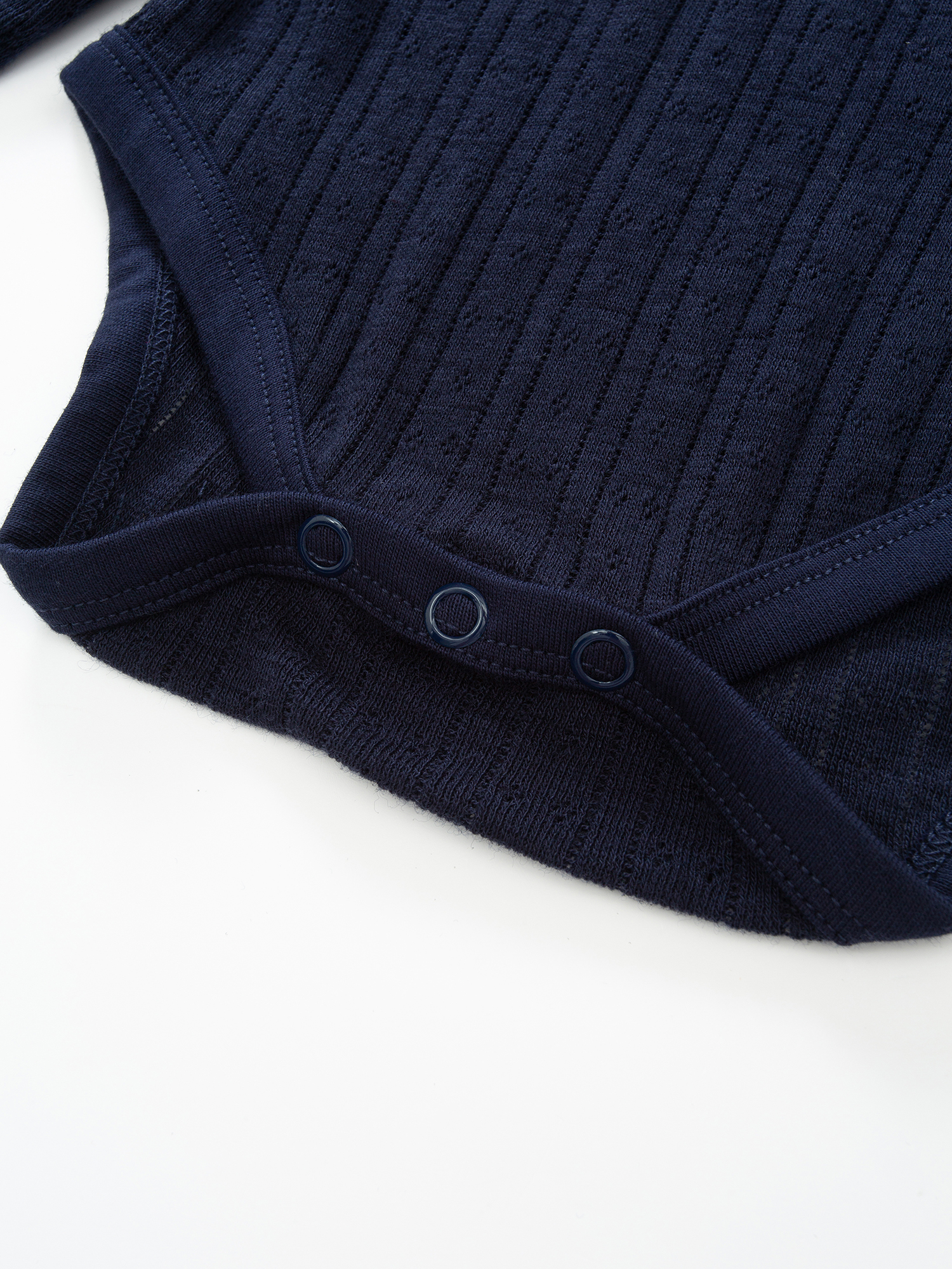 Visbretinden Pointelle Wool Body Blue