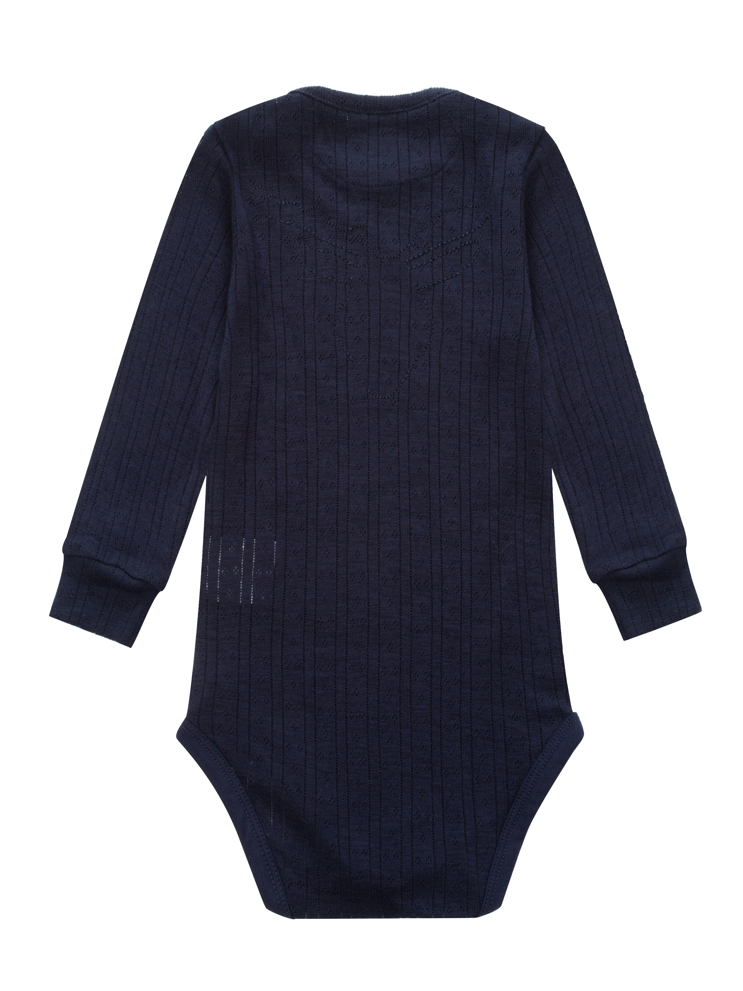 Visbretinden Pointelle Wool Body Blue