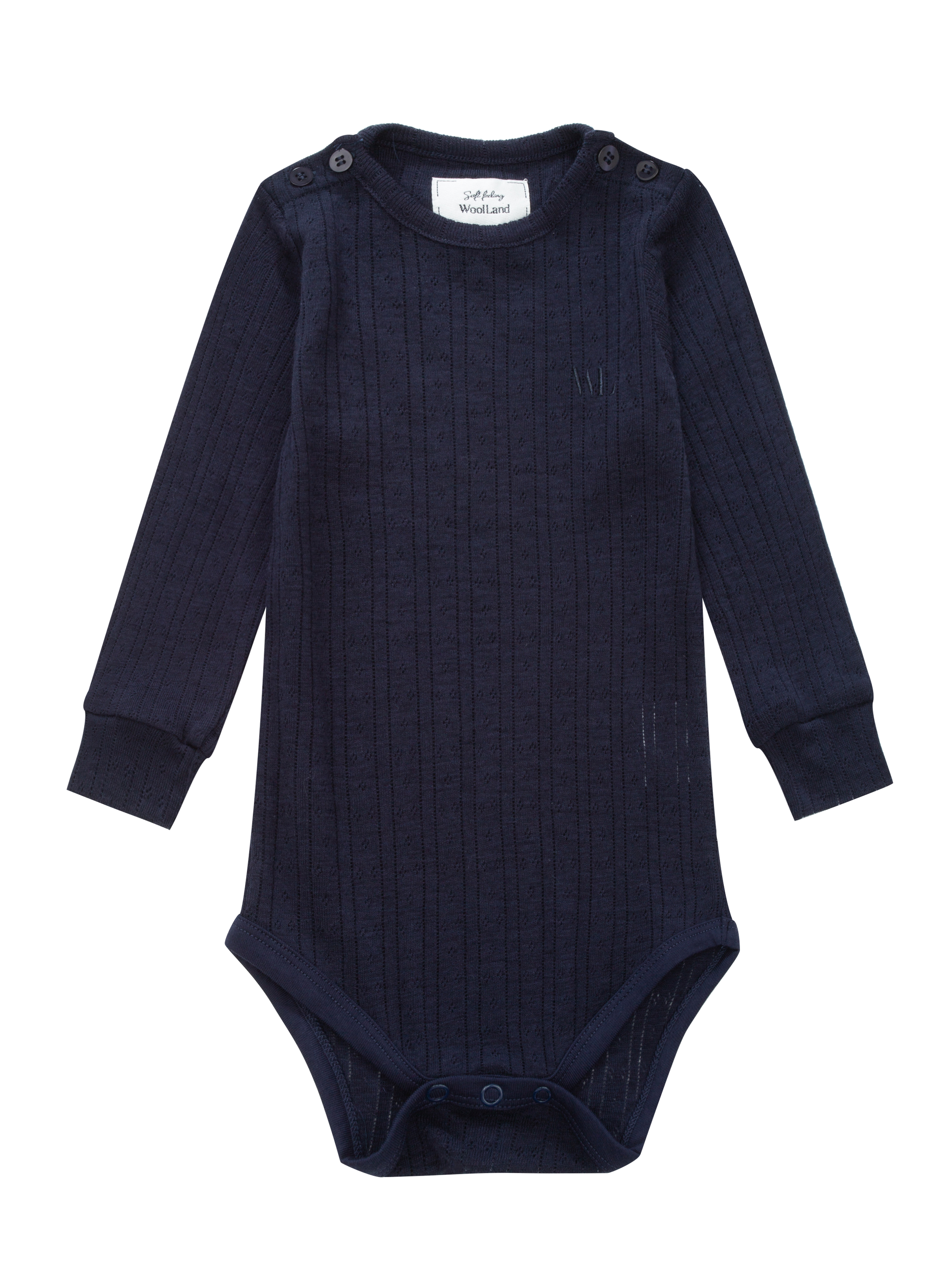 Visbretinden Pointelle Wool Body Blue
