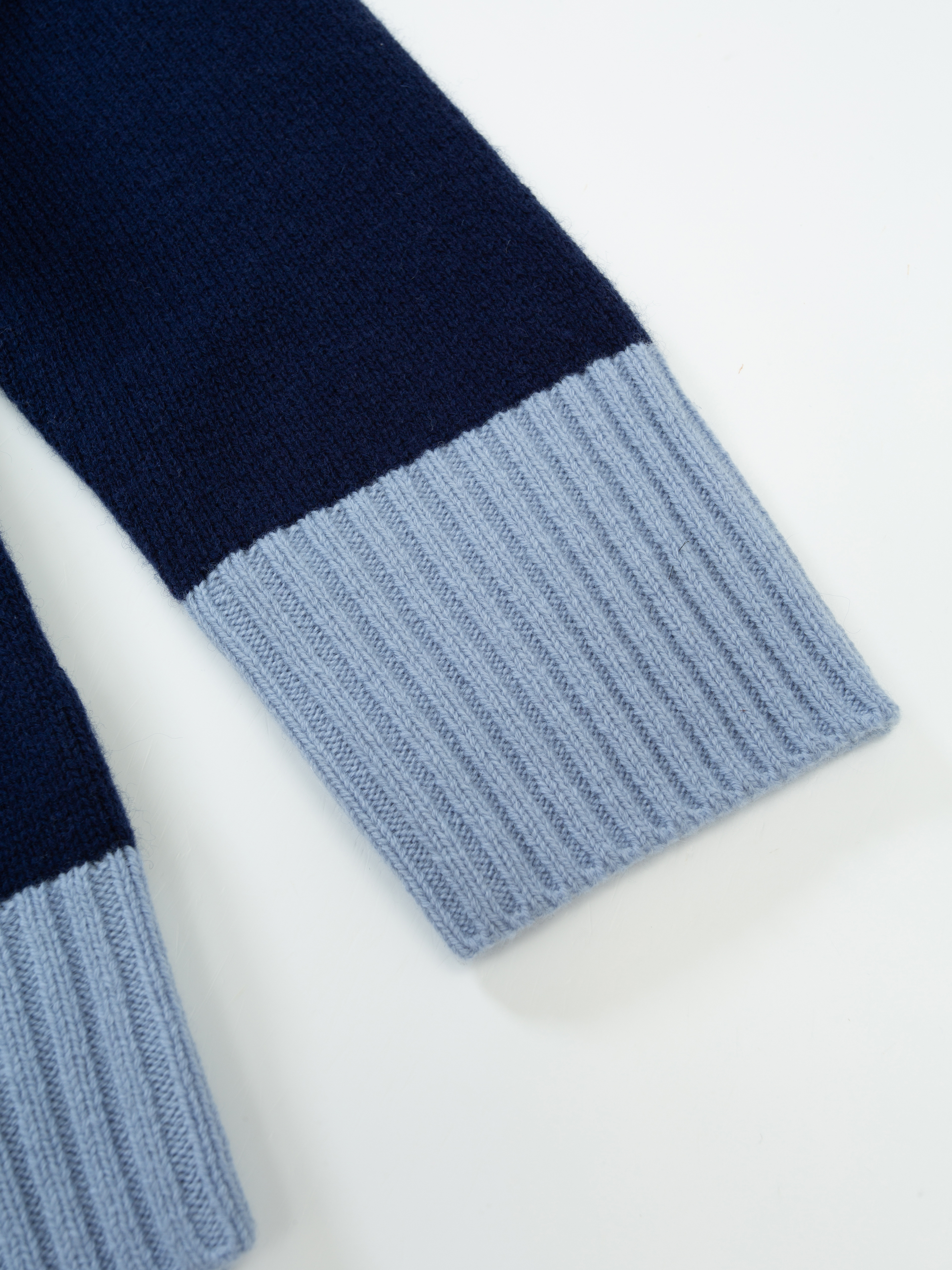Eid Knitted Sweater Girl Dark Blue
