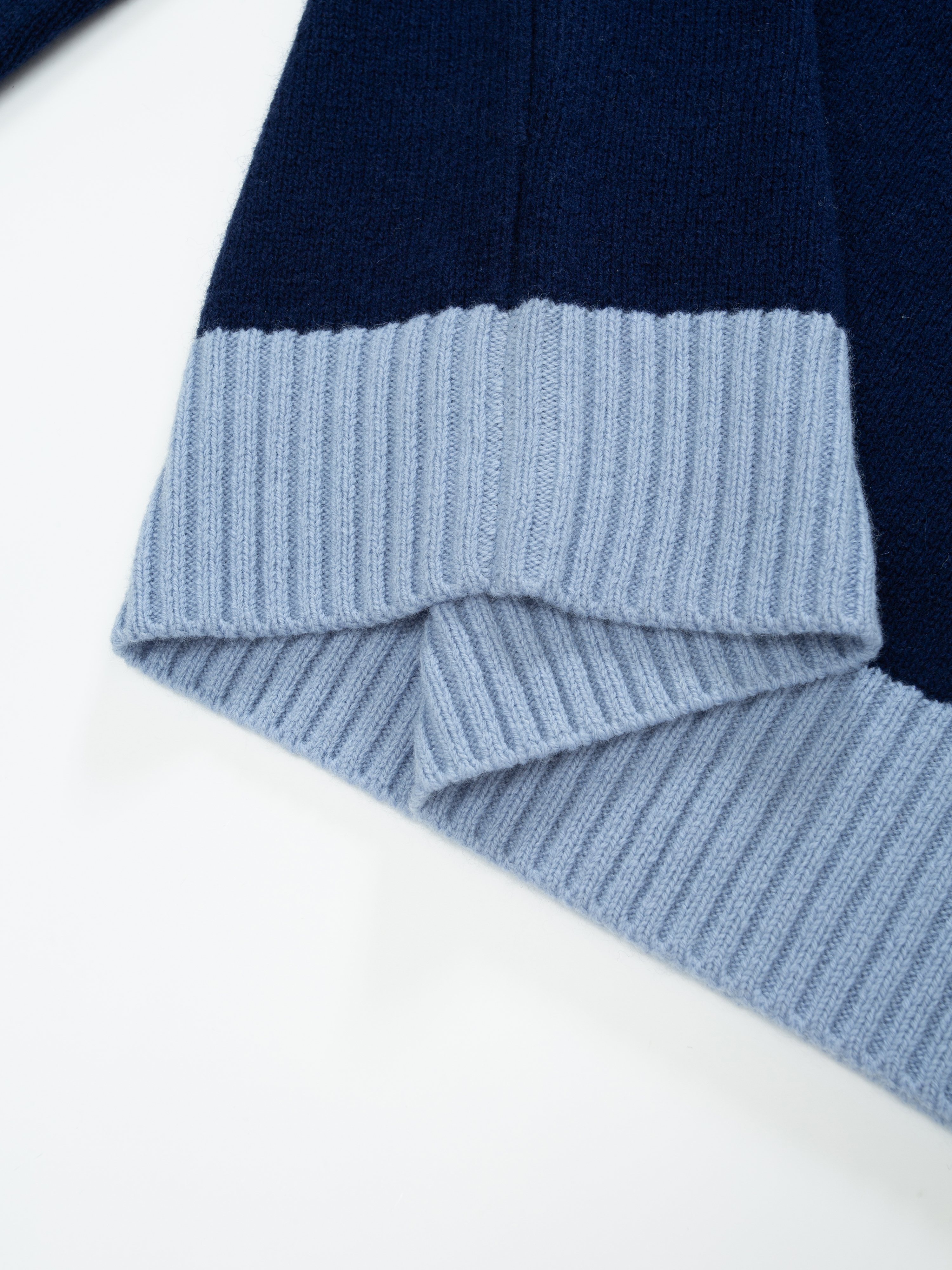 Eid Knitted Sweater Girl Dark Blue