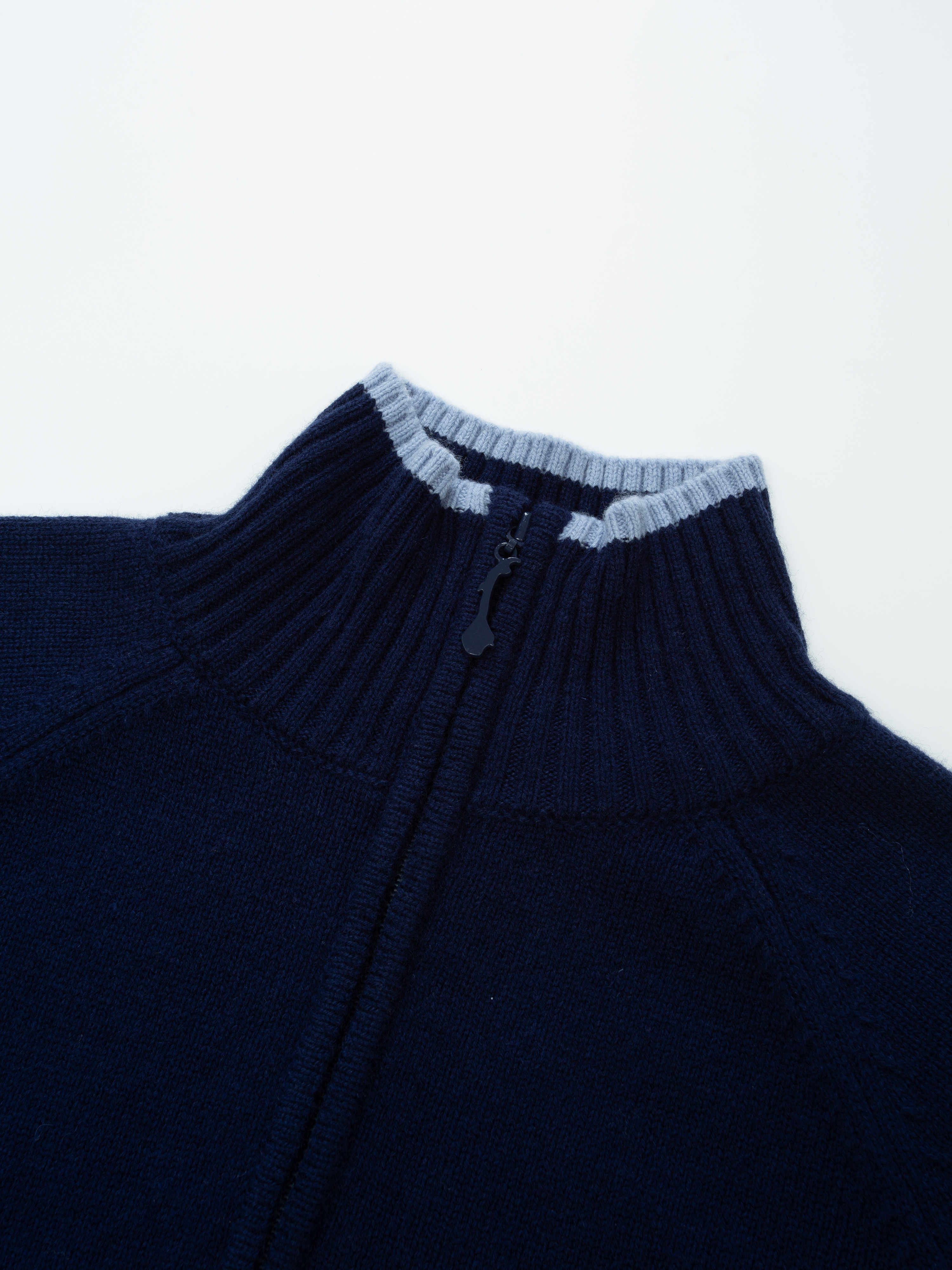 Eid Knitted Sweater Girl Dark Blue
