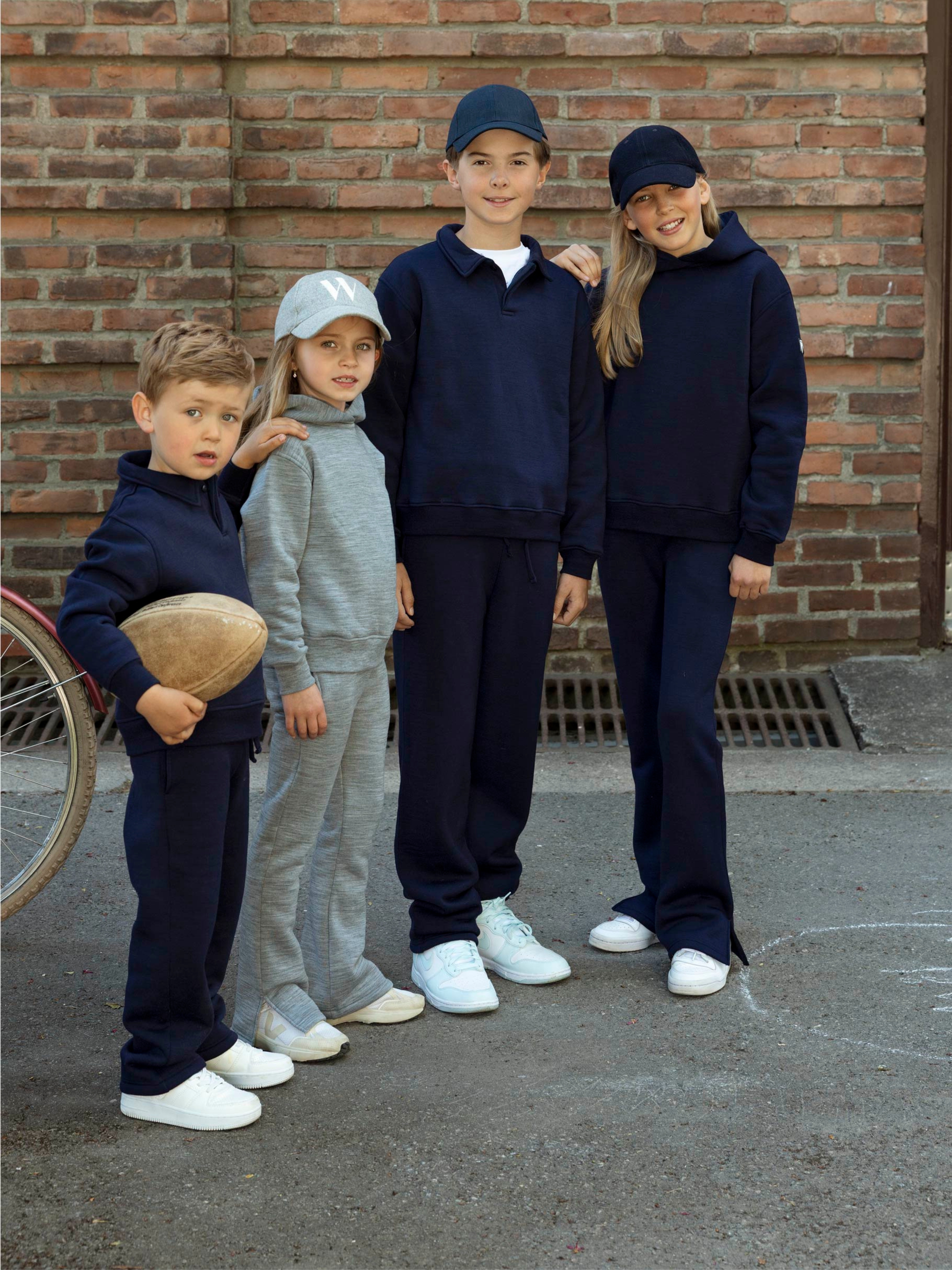 Flekkefjord Sweater Kids Blue Ink