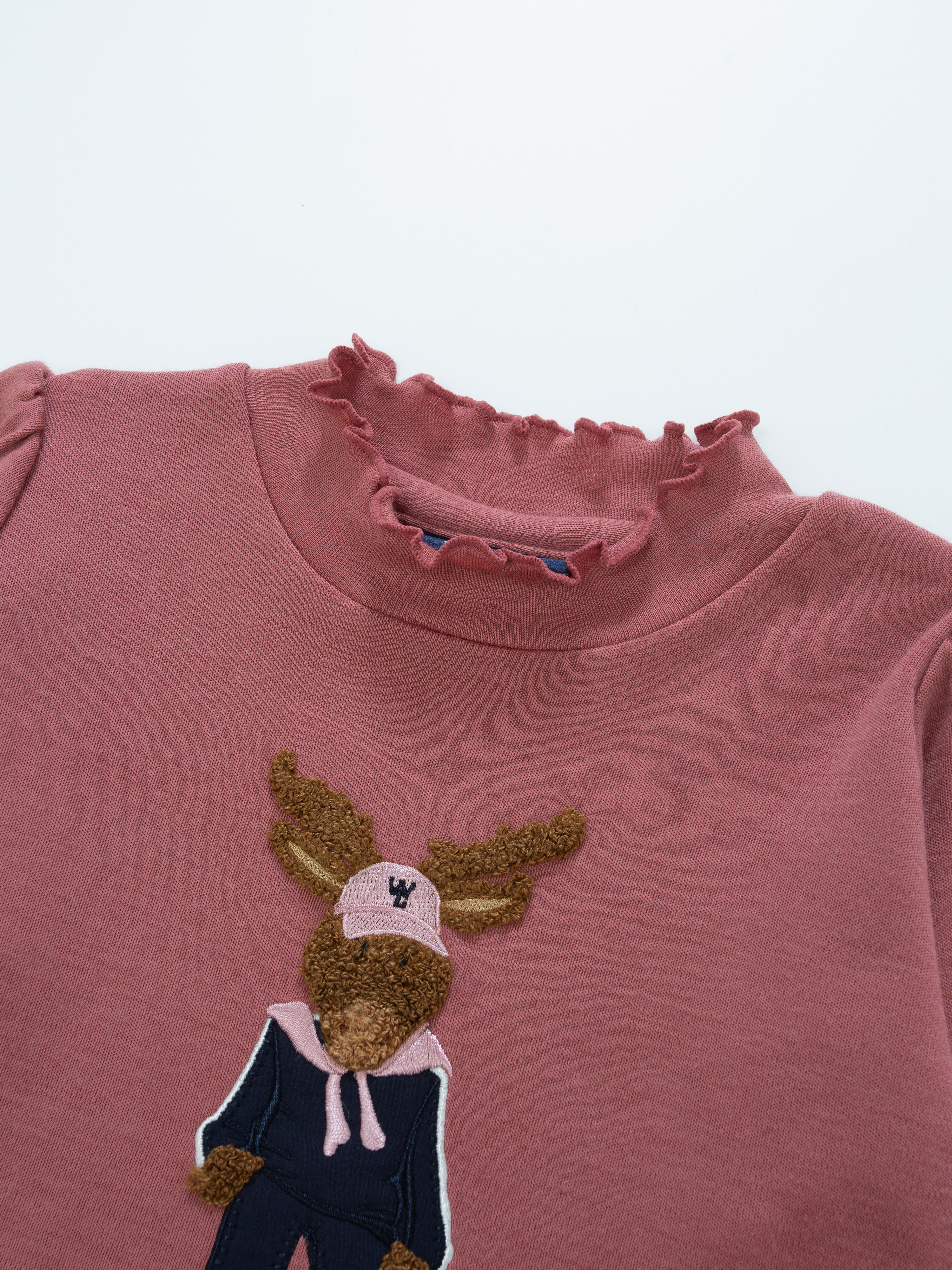 Harpefossen Merino Sweater Burned Rose