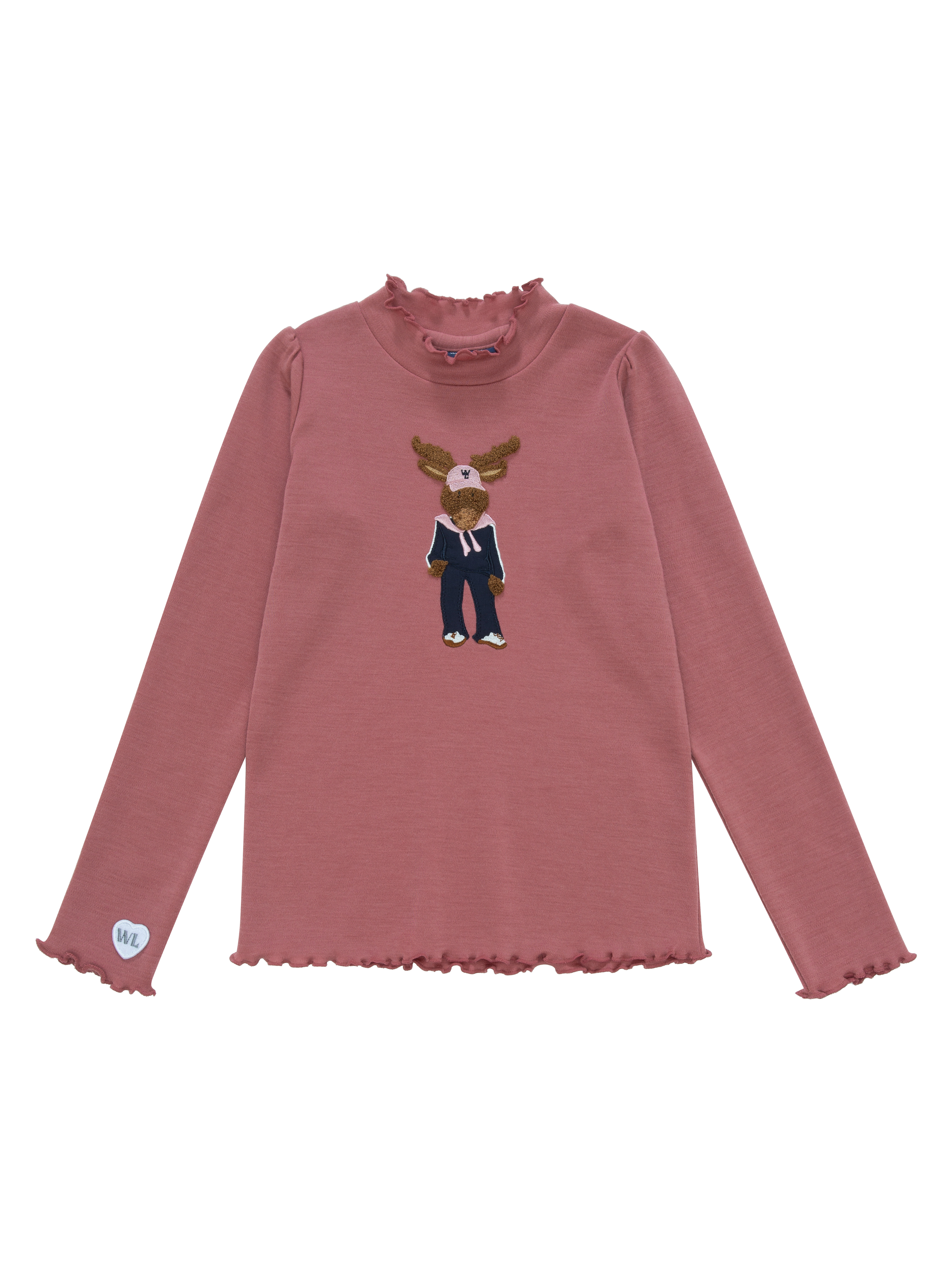 Harpefossen Merino Sweater Burned Rose
