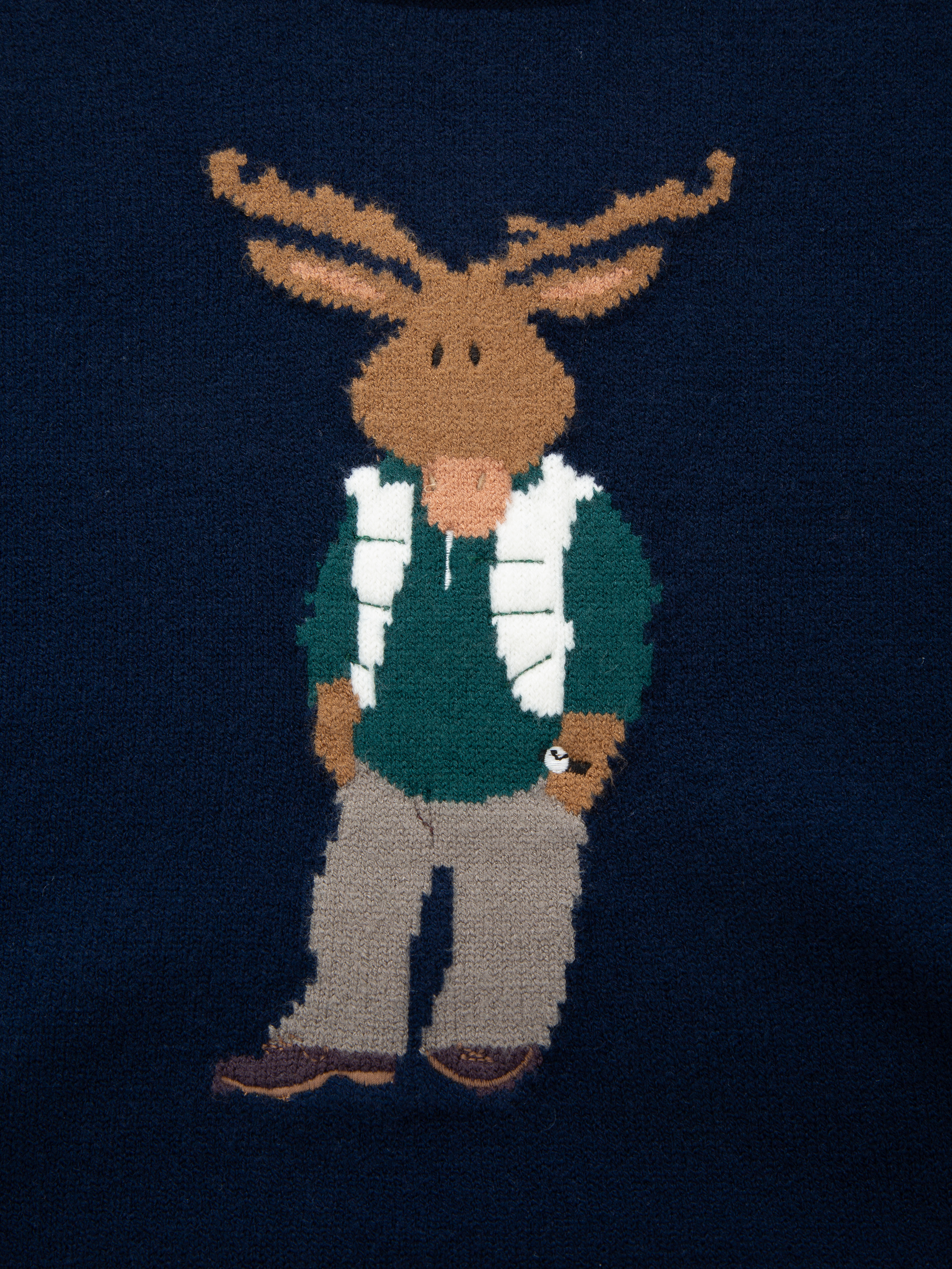 Harpefossen Knitted Sweater Boy Blue Ink