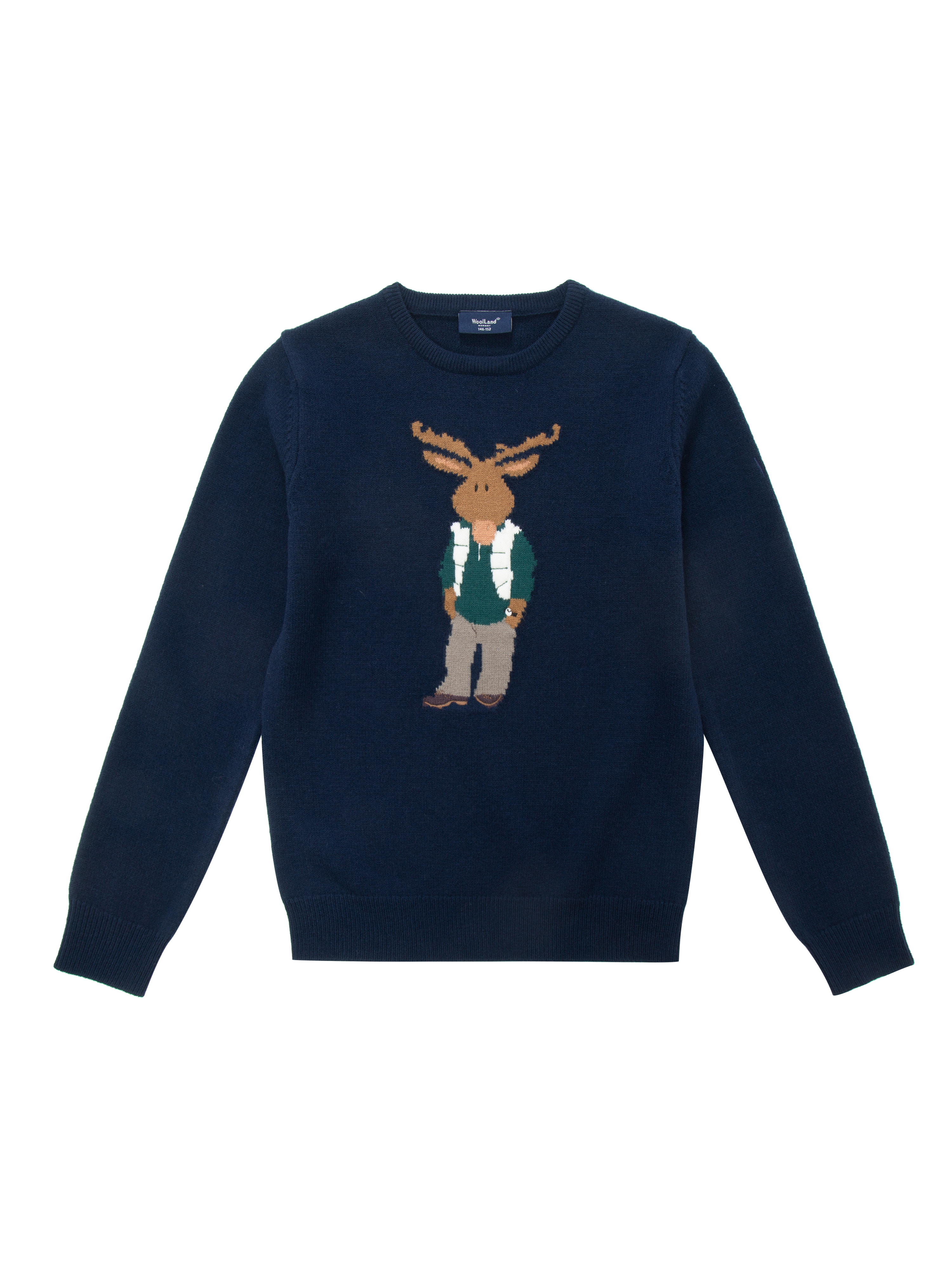Harpefossen Knitted Sweater Boy Blue Ink