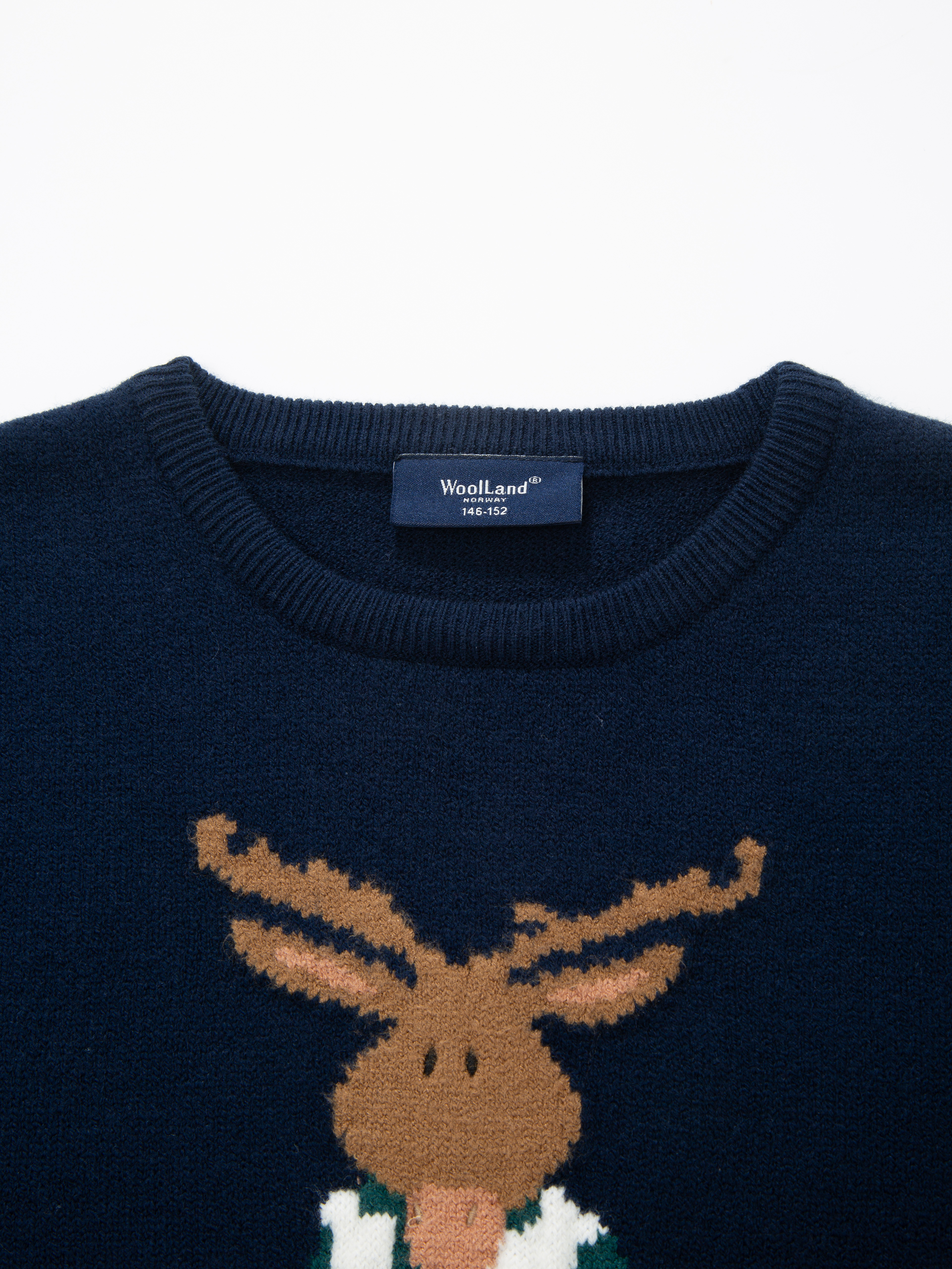 Harpefossen Knitted Sweater Boy Blue Ink