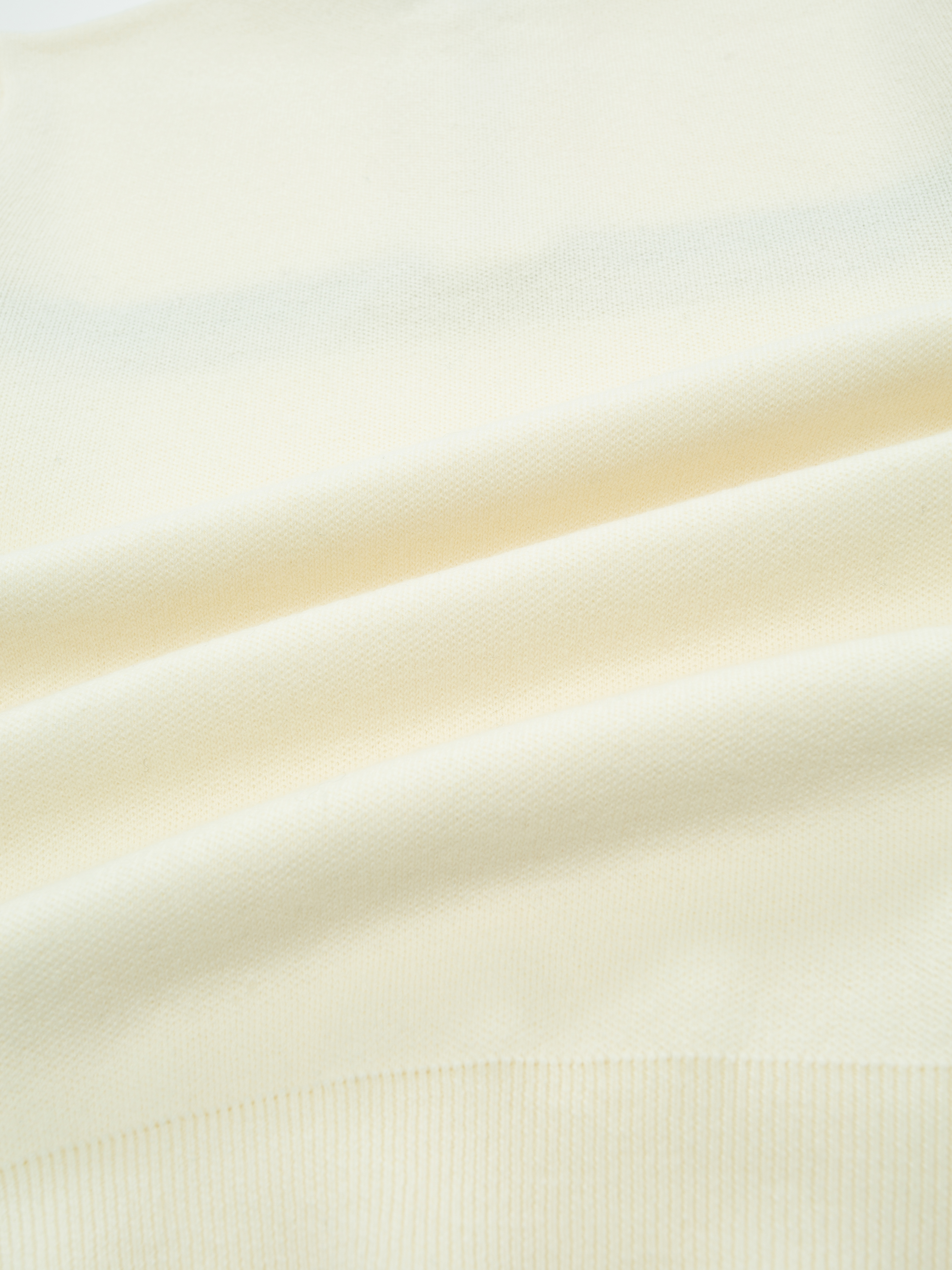 Hemsedal knitted half zip Kids Snow White