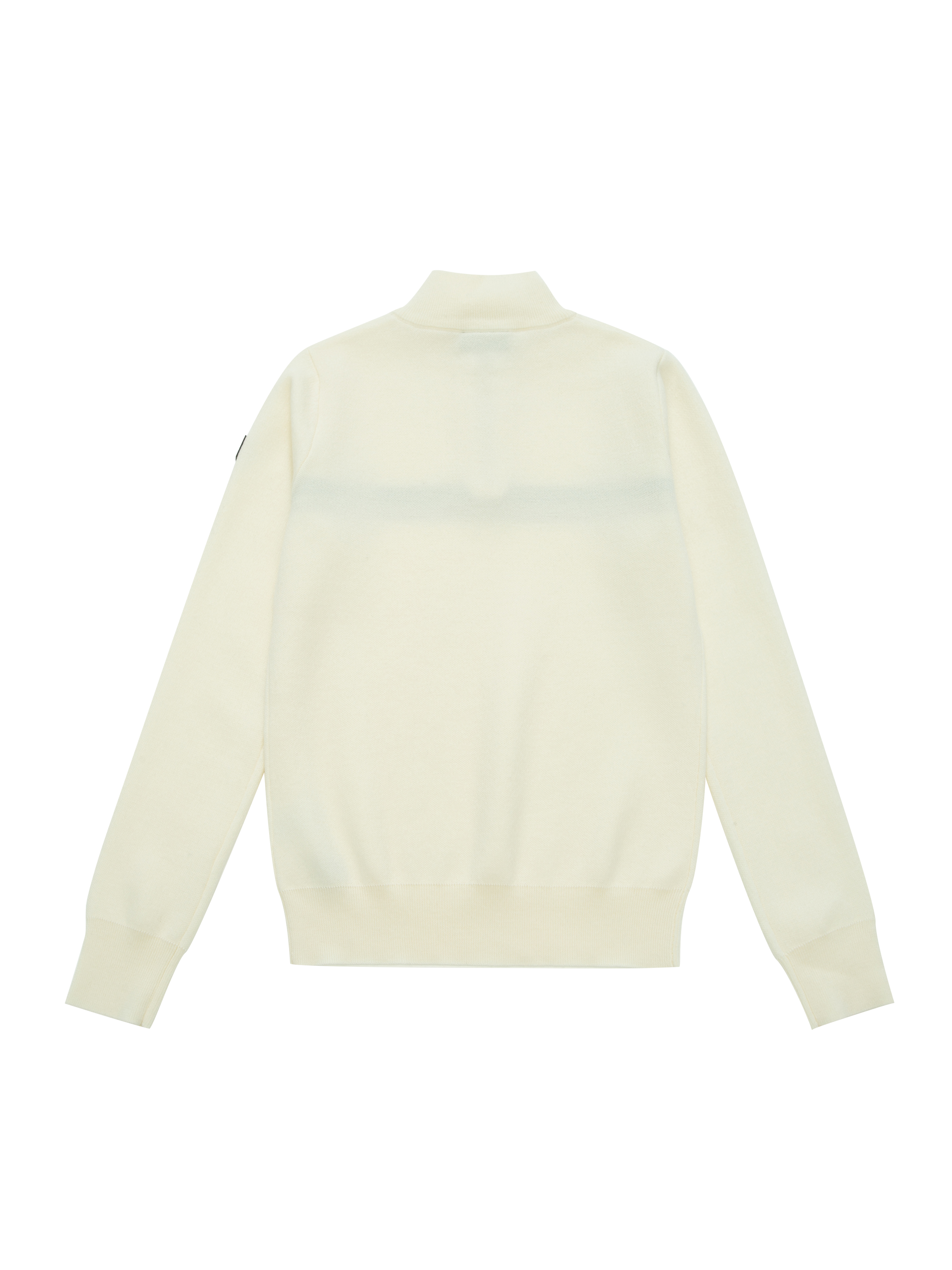 Hemsedal knitted half zip Kids Snow White