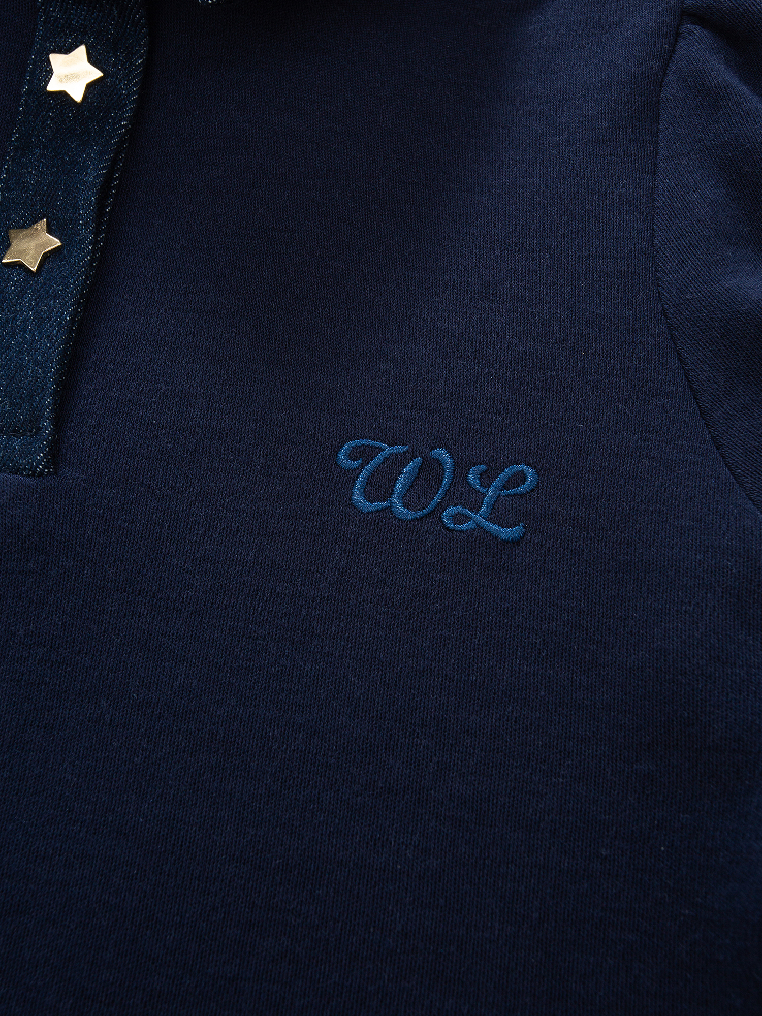 Kvinesdal Wool Polo Sweater Blue Ink