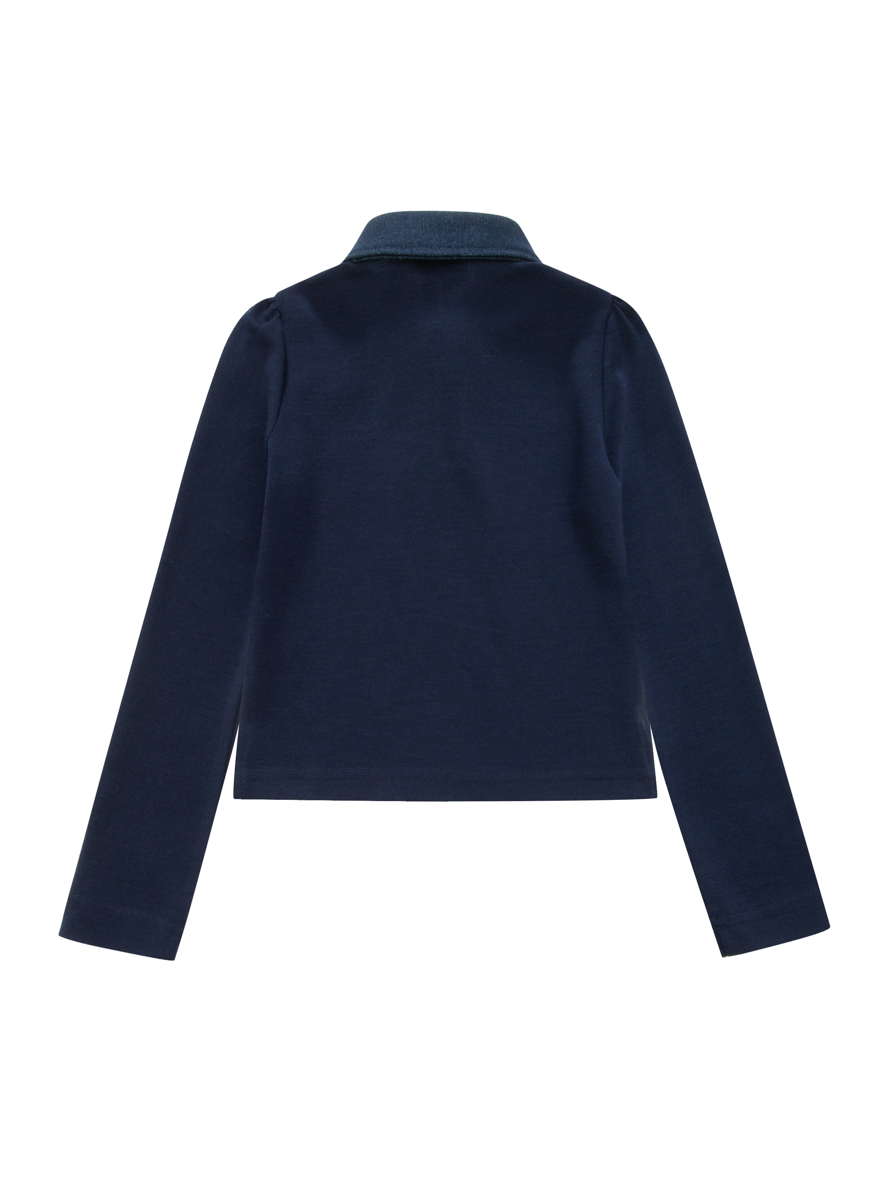 Kvinesdal Wool Polo Sweater Blue Ink