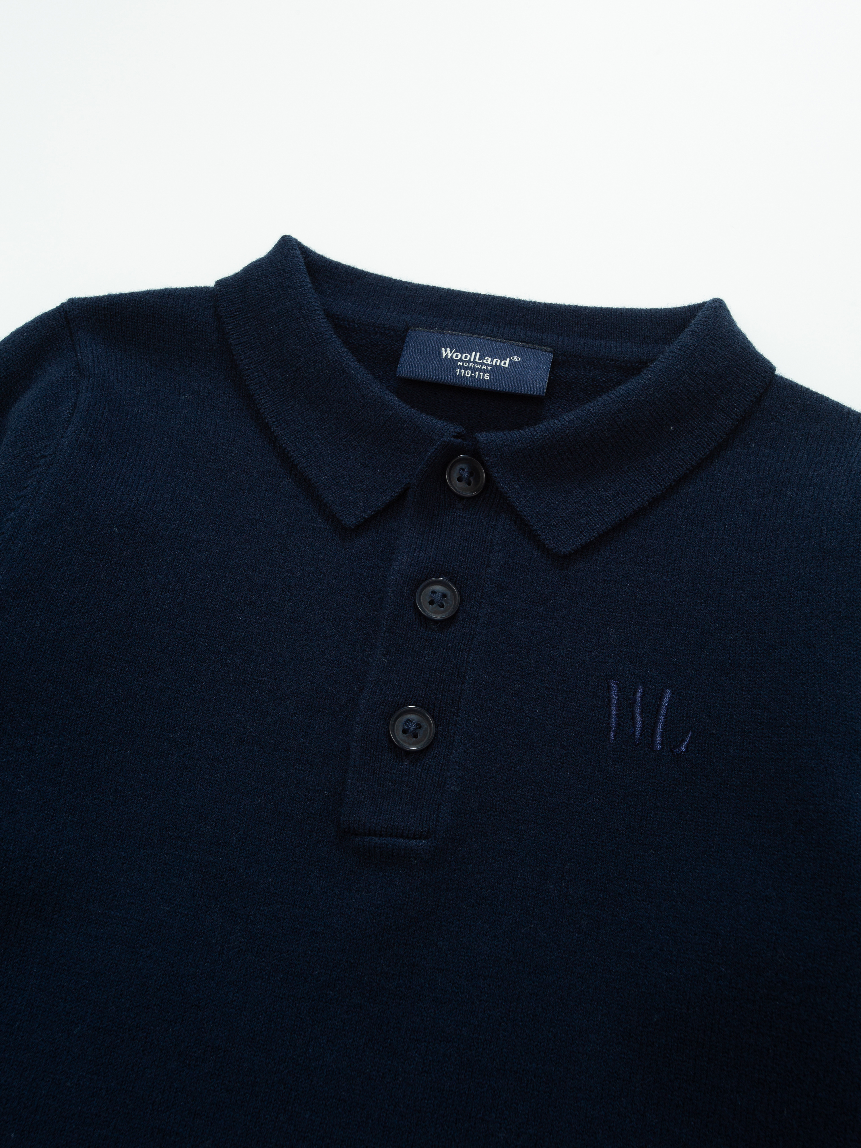 Molde Polo Sweater Dark Blue