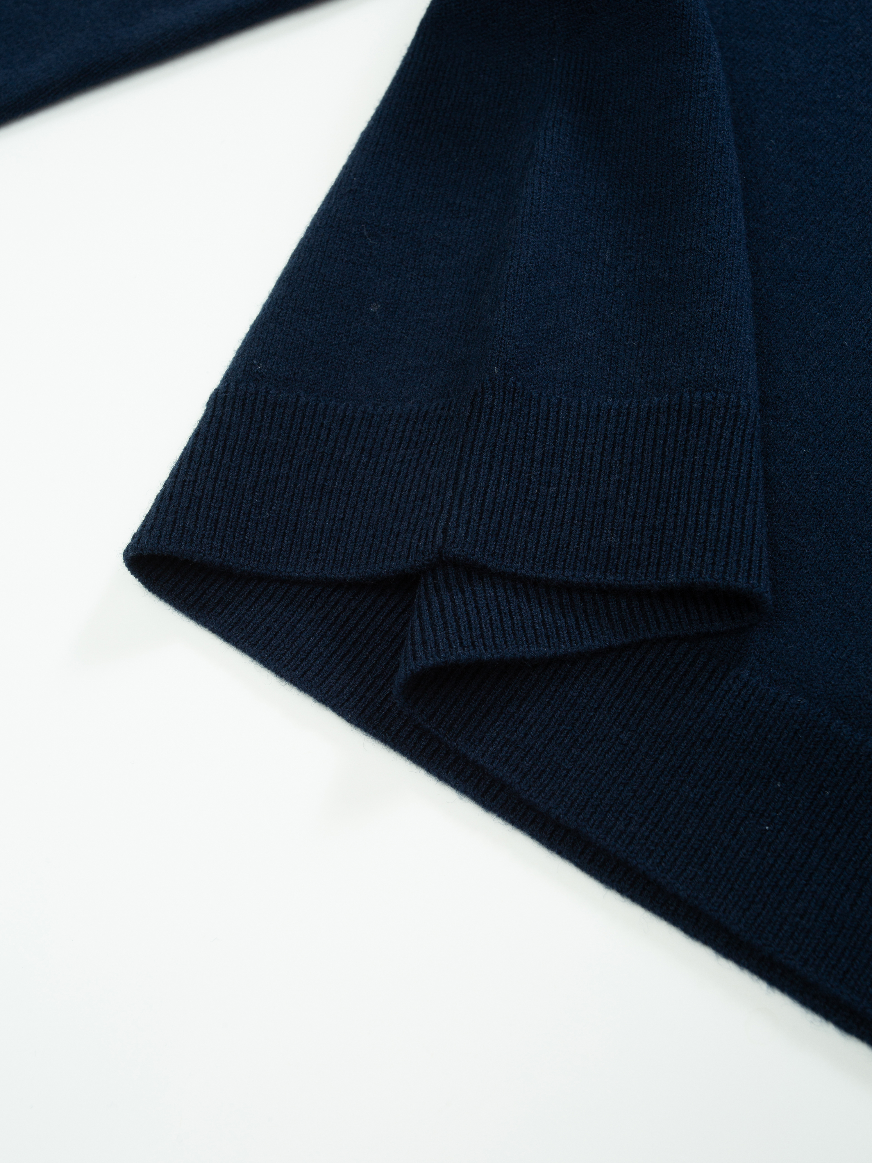 Molde Polo Sweater Dark Blue