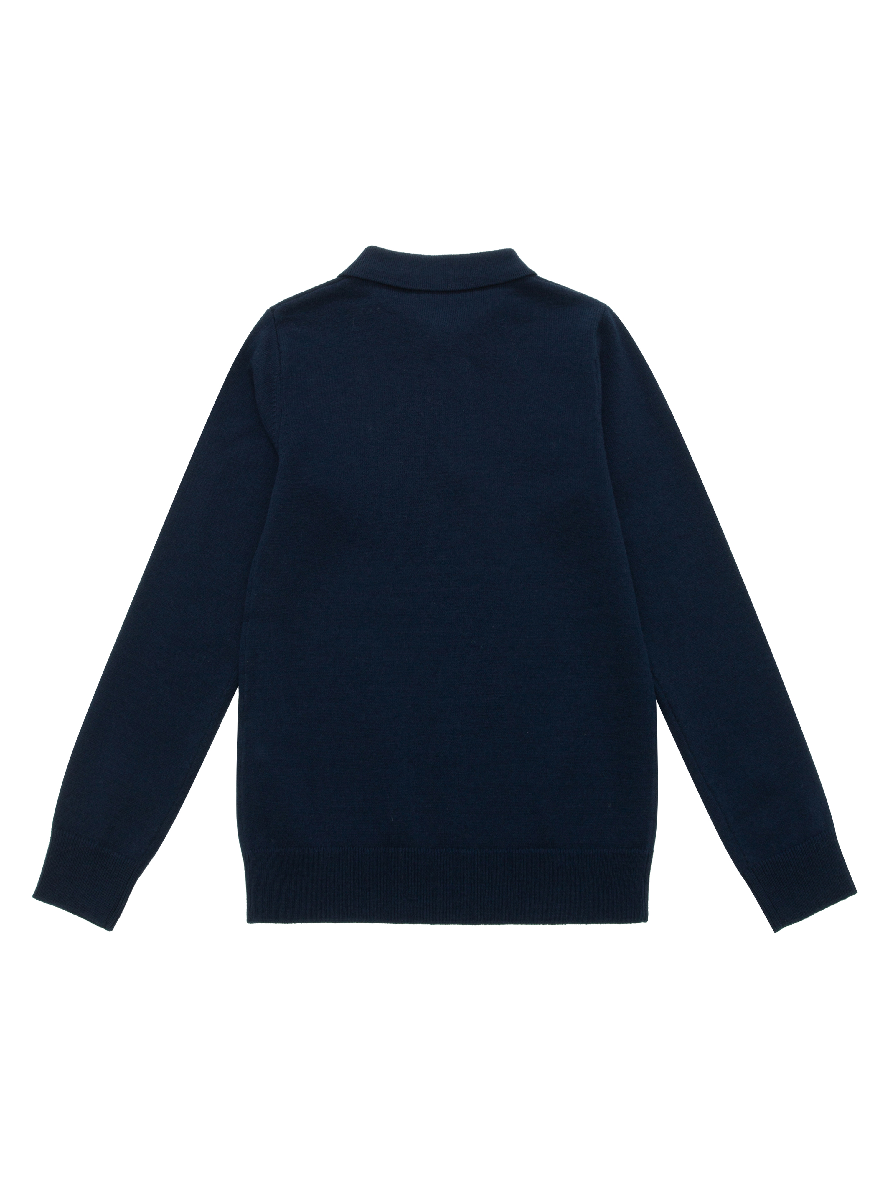 Molde Polo Sweater Dark Blue