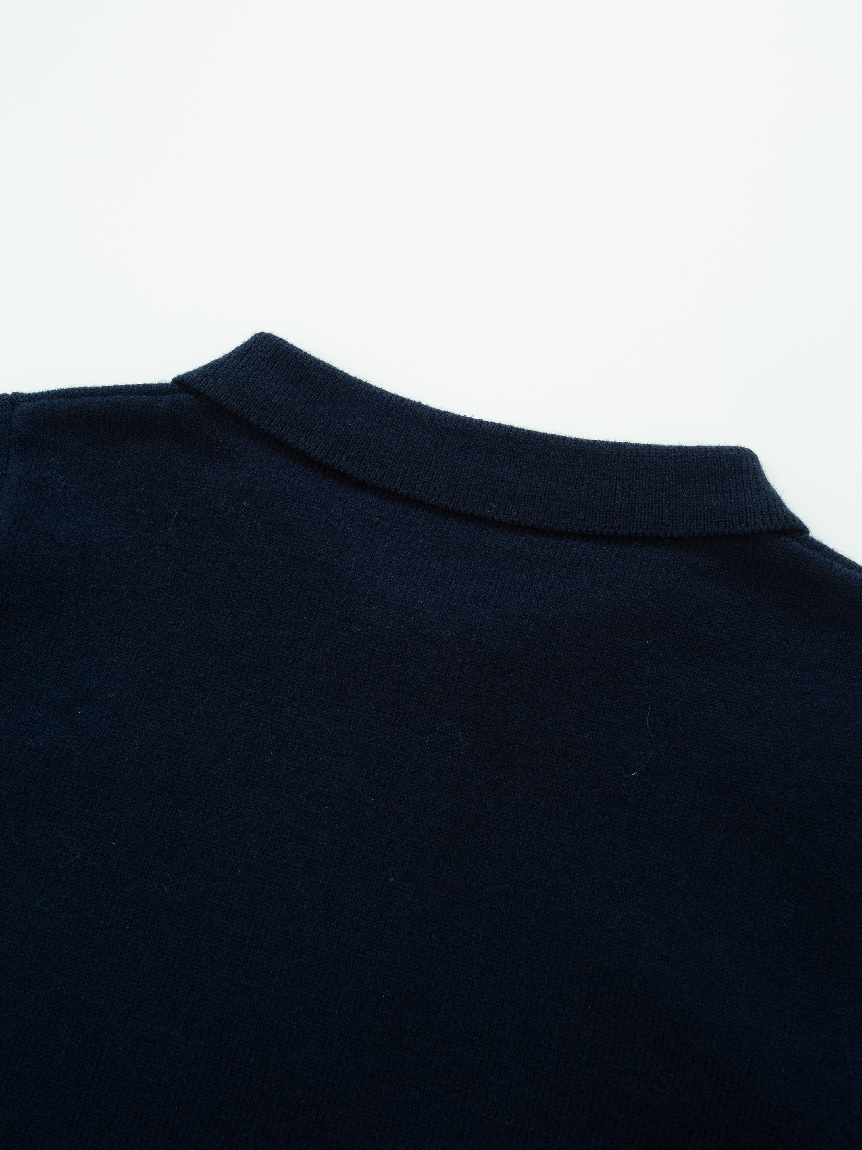 Molde Polo Sweater Dark Blue