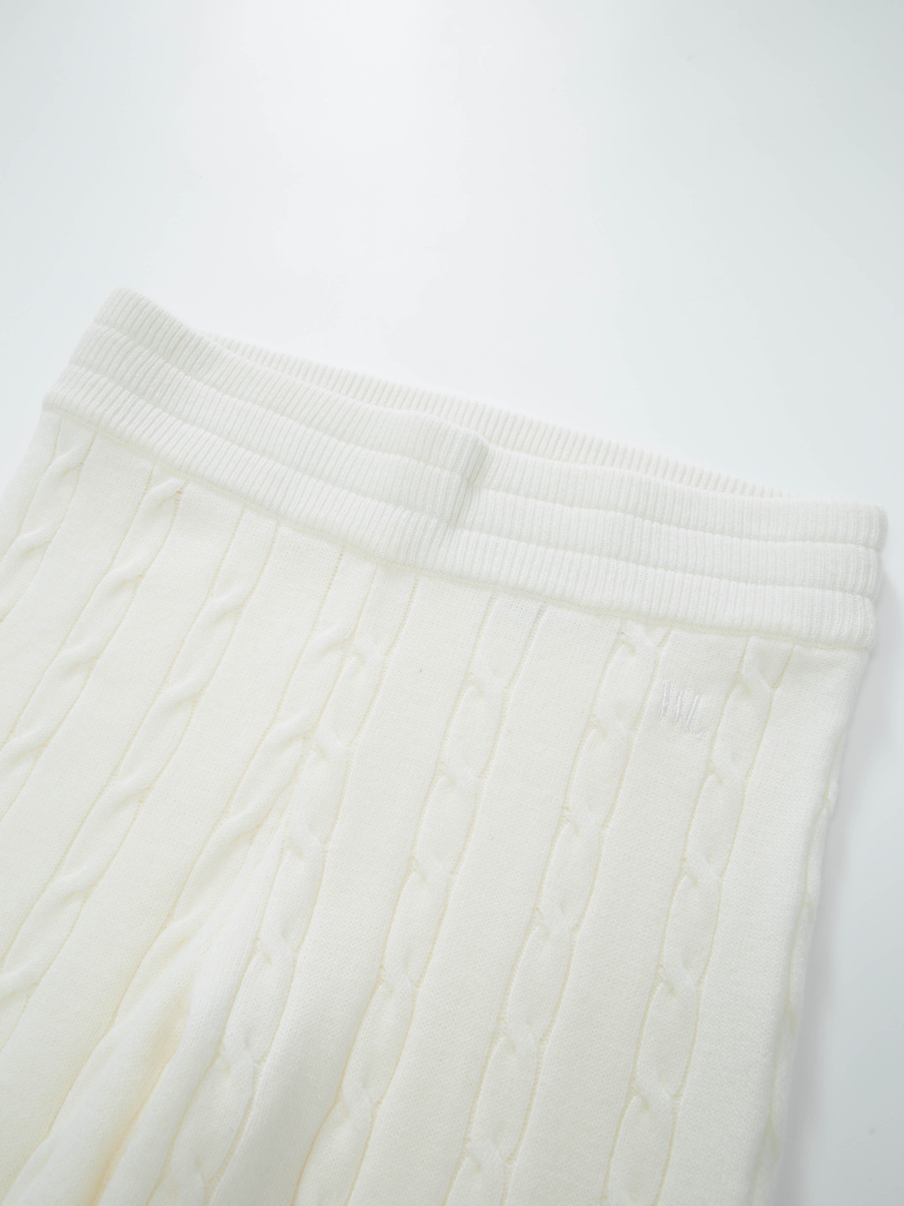 Bitihorn Knitted Cable Pants Woman Snow White