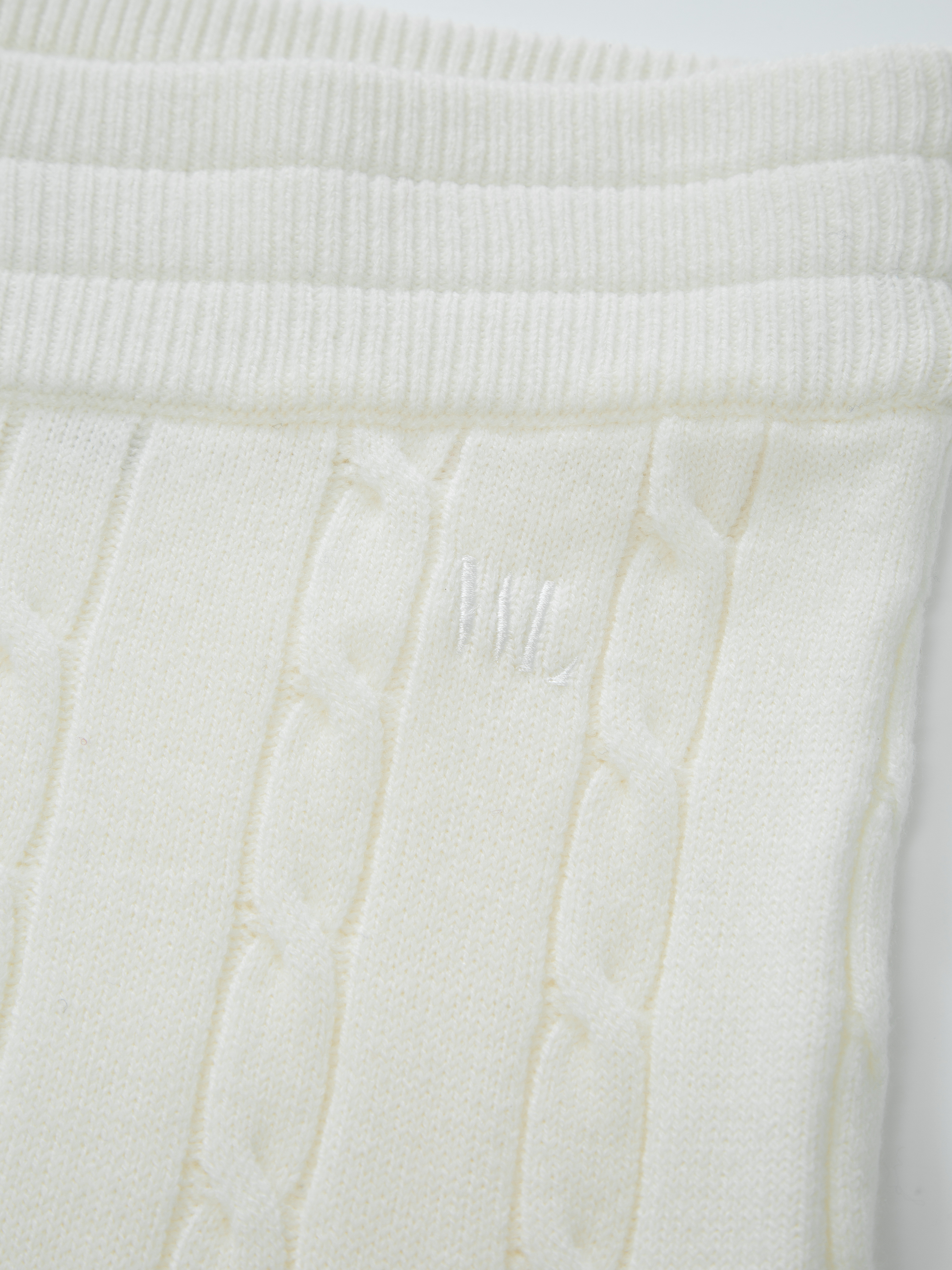 Bitihorn Knitted Cable Pants Woman Snow White