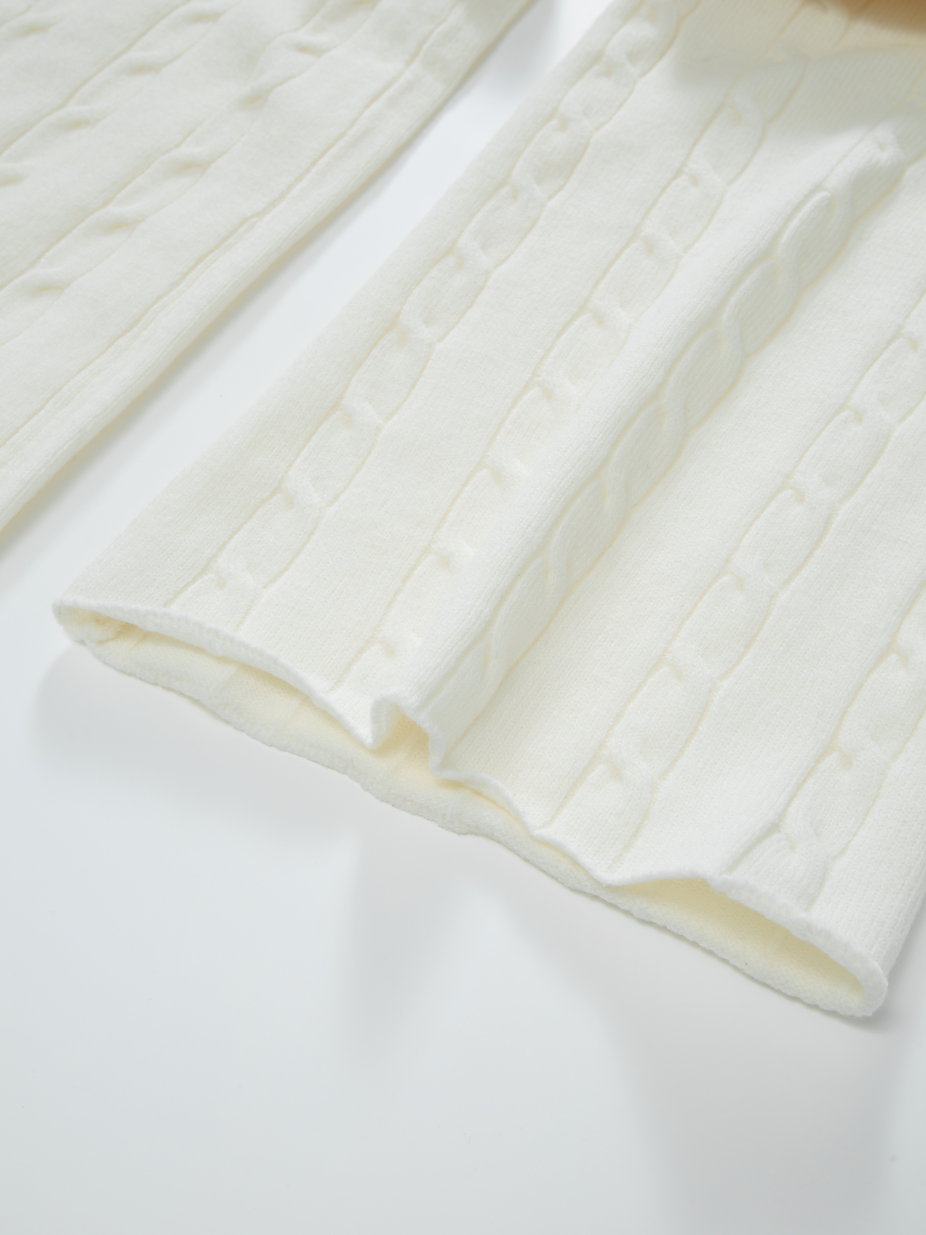 Bitihorn Knitted Cable Pants Woman Snow White