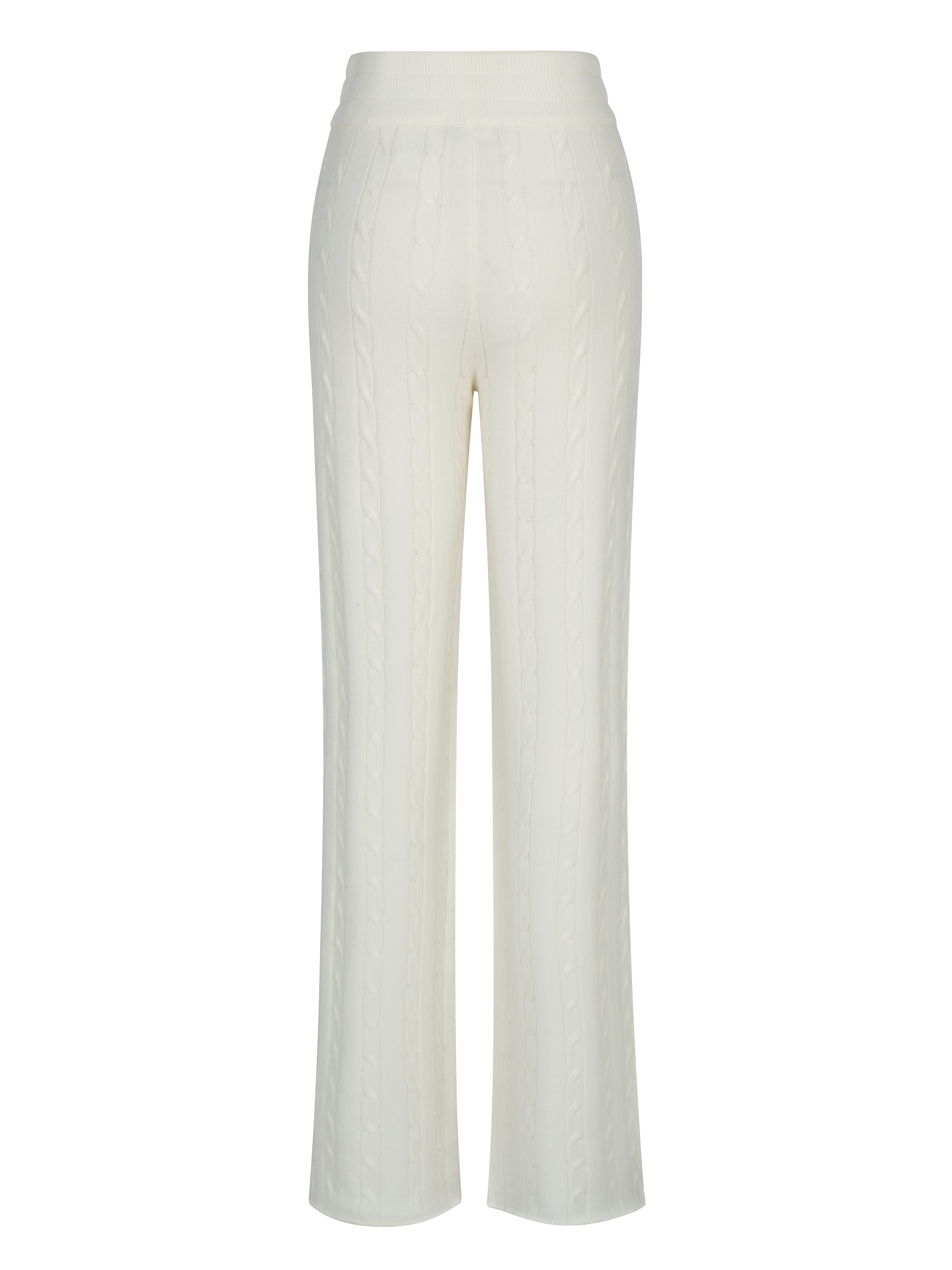 Bitihorn Knitted Cable Pants Woman Snow White