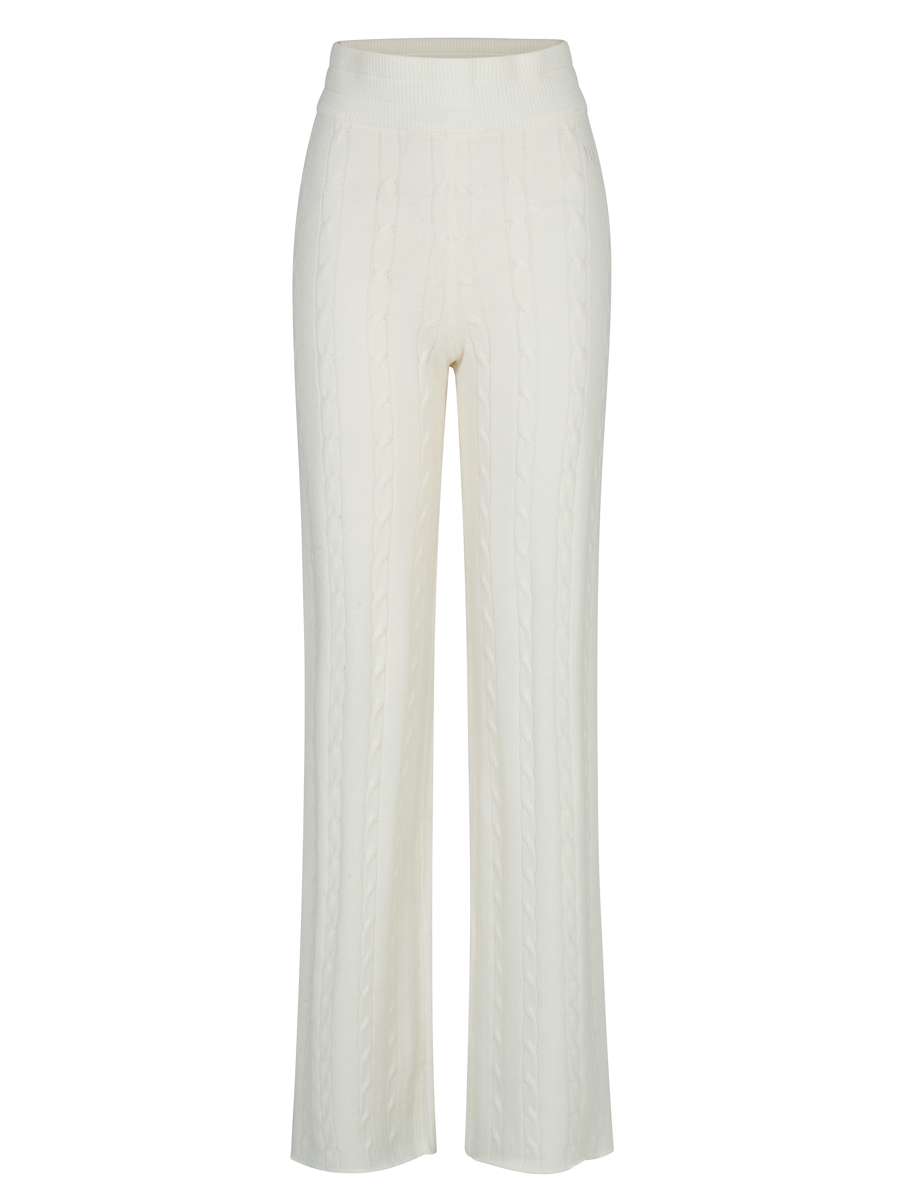 Bitihorn Knitted Cable Pants Woman Snow White