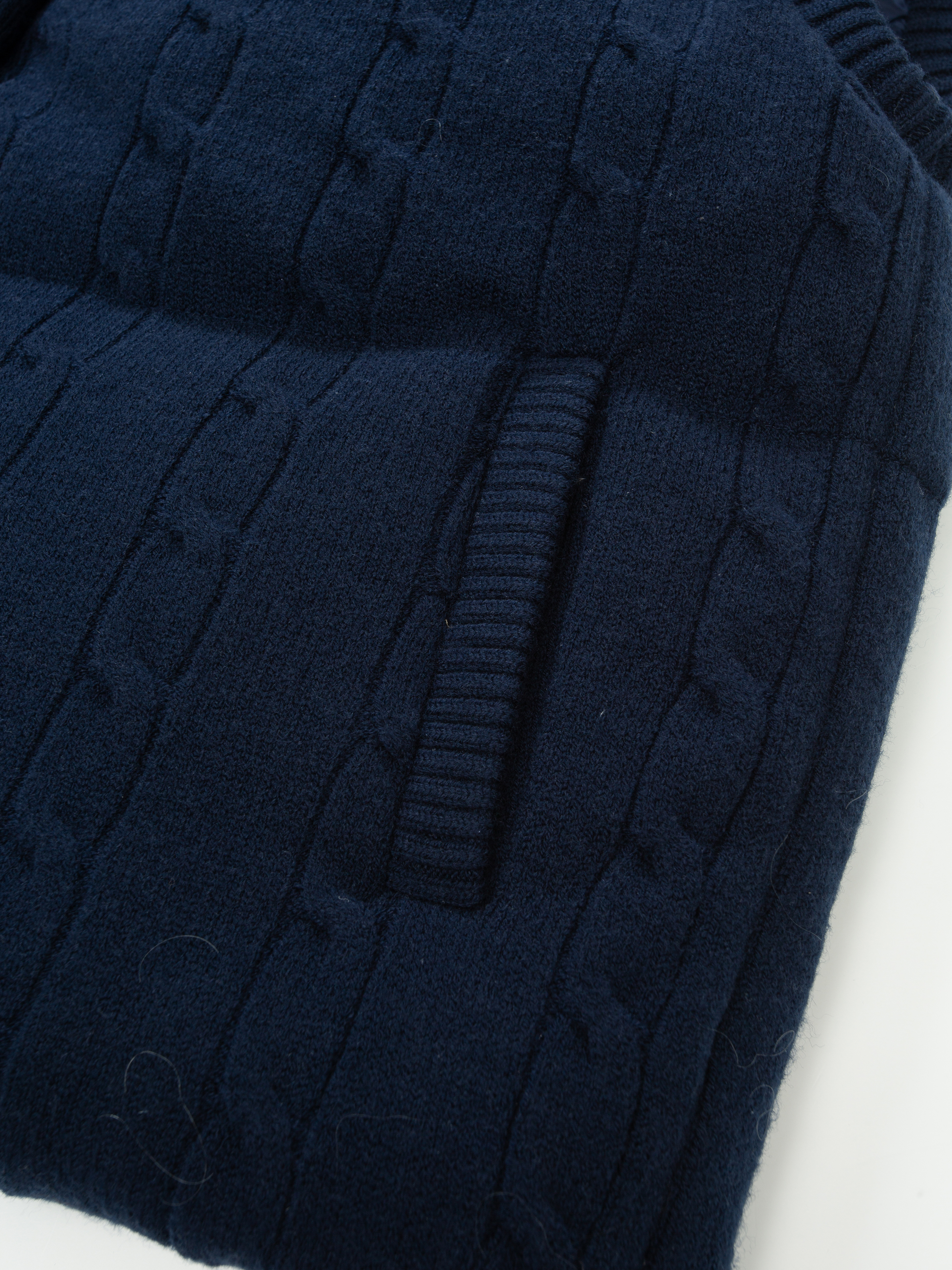 Bitihorn Cable Vest Dark Blue