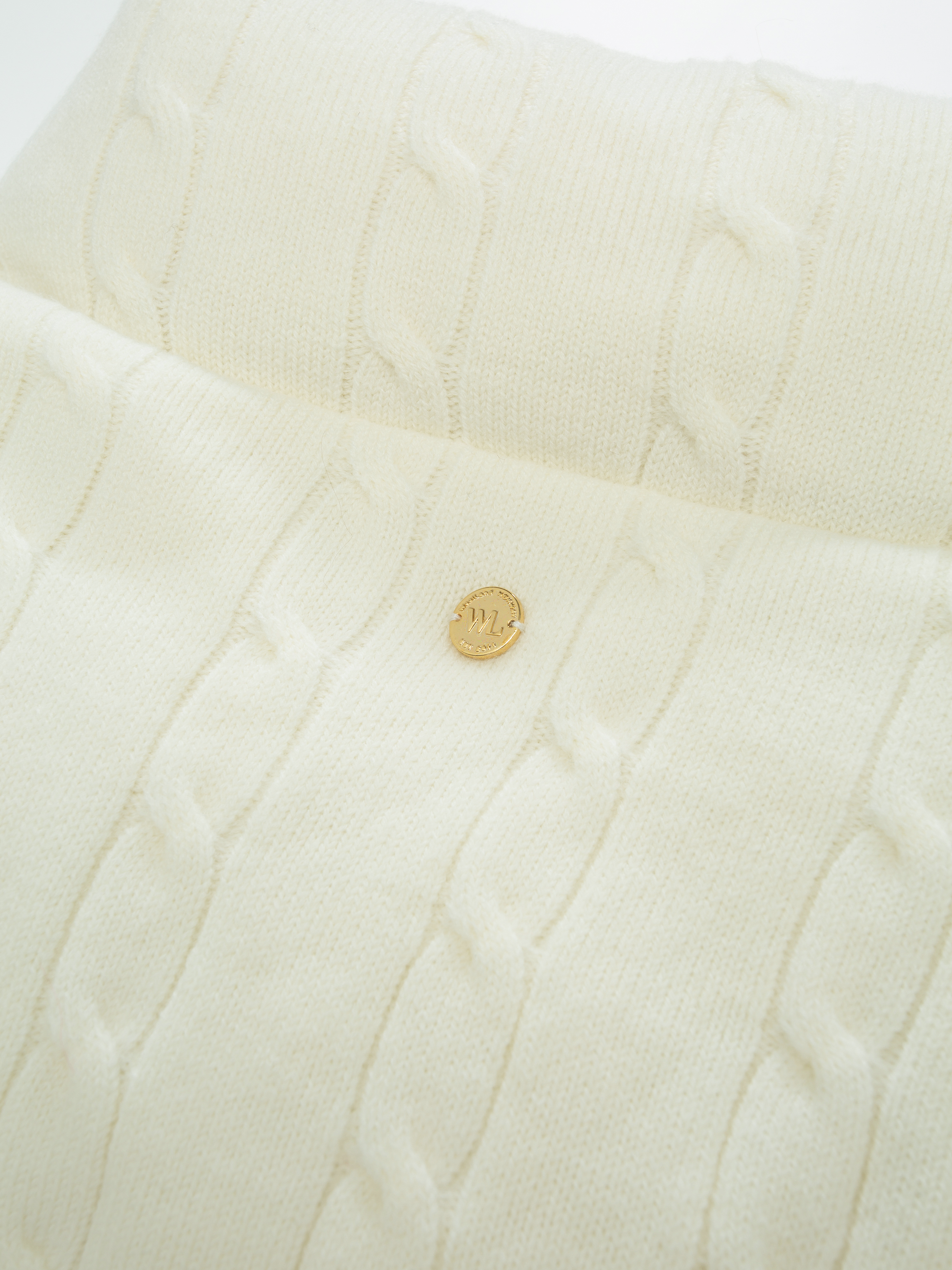 Bitihorn Cable Vest Snow White