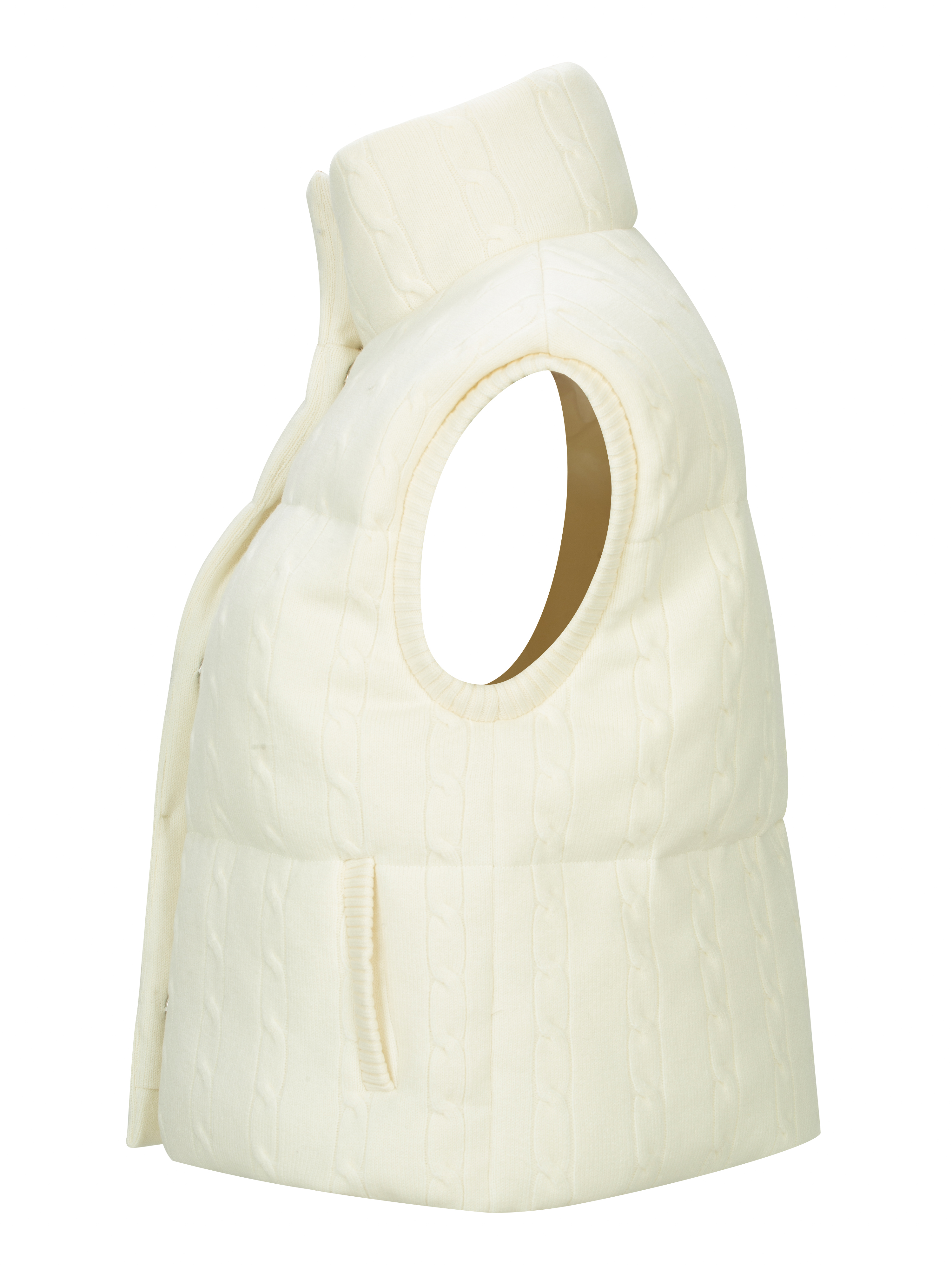 Bitihorn Cable Vest Snow White