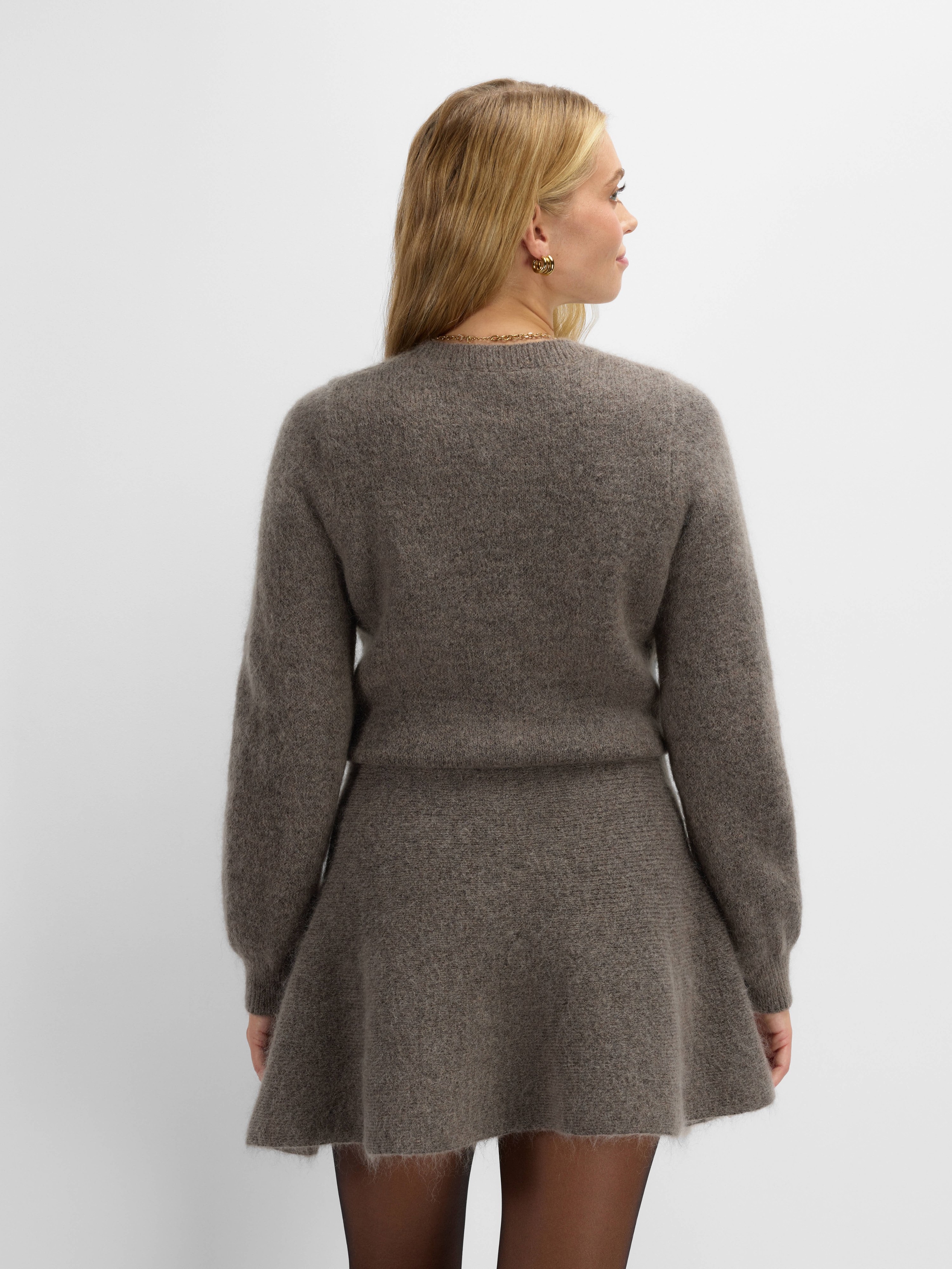 Blåfjell Knitted Dress Taupe