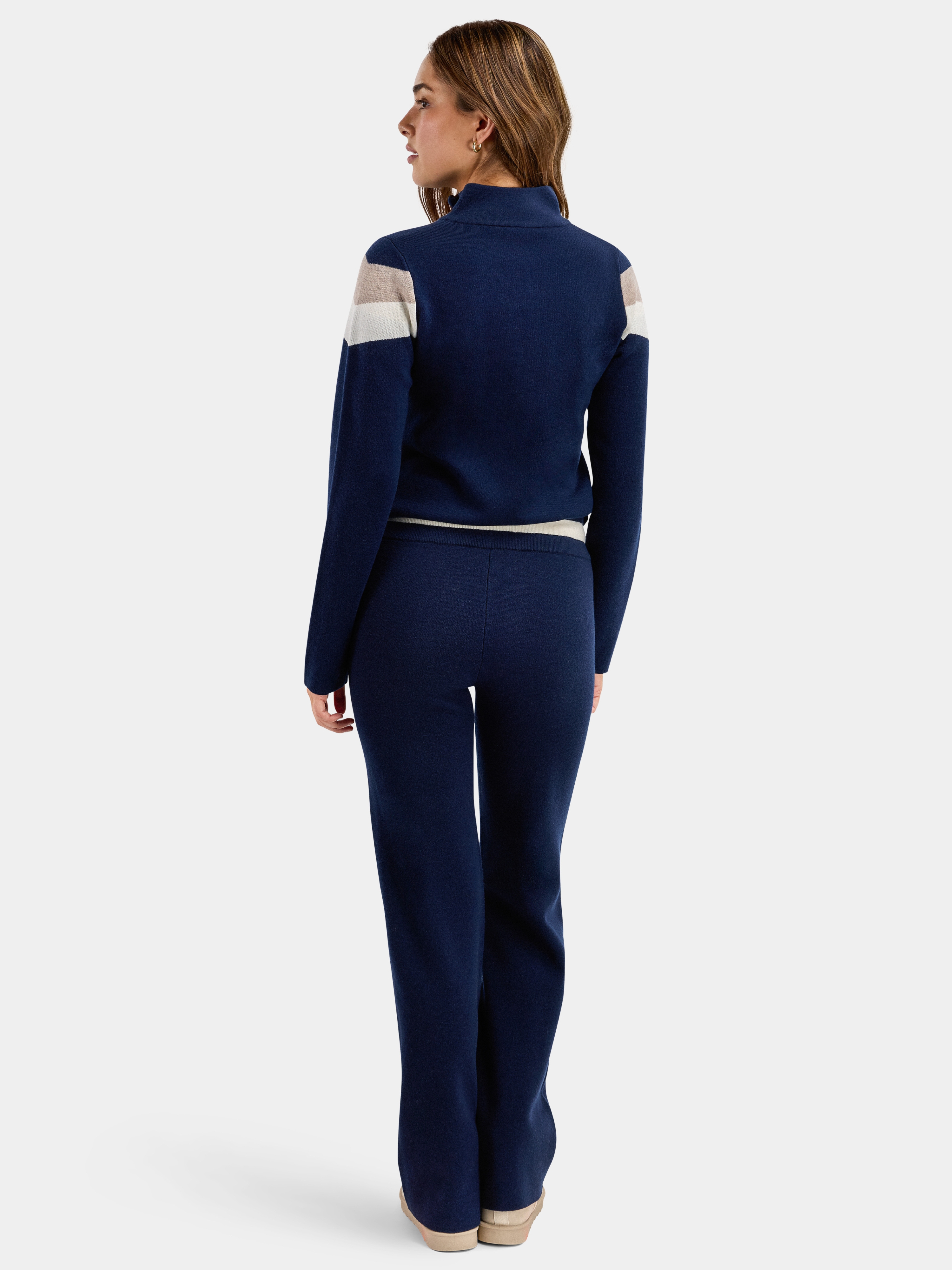 Hemsedal Knitted Pants Blue Ink