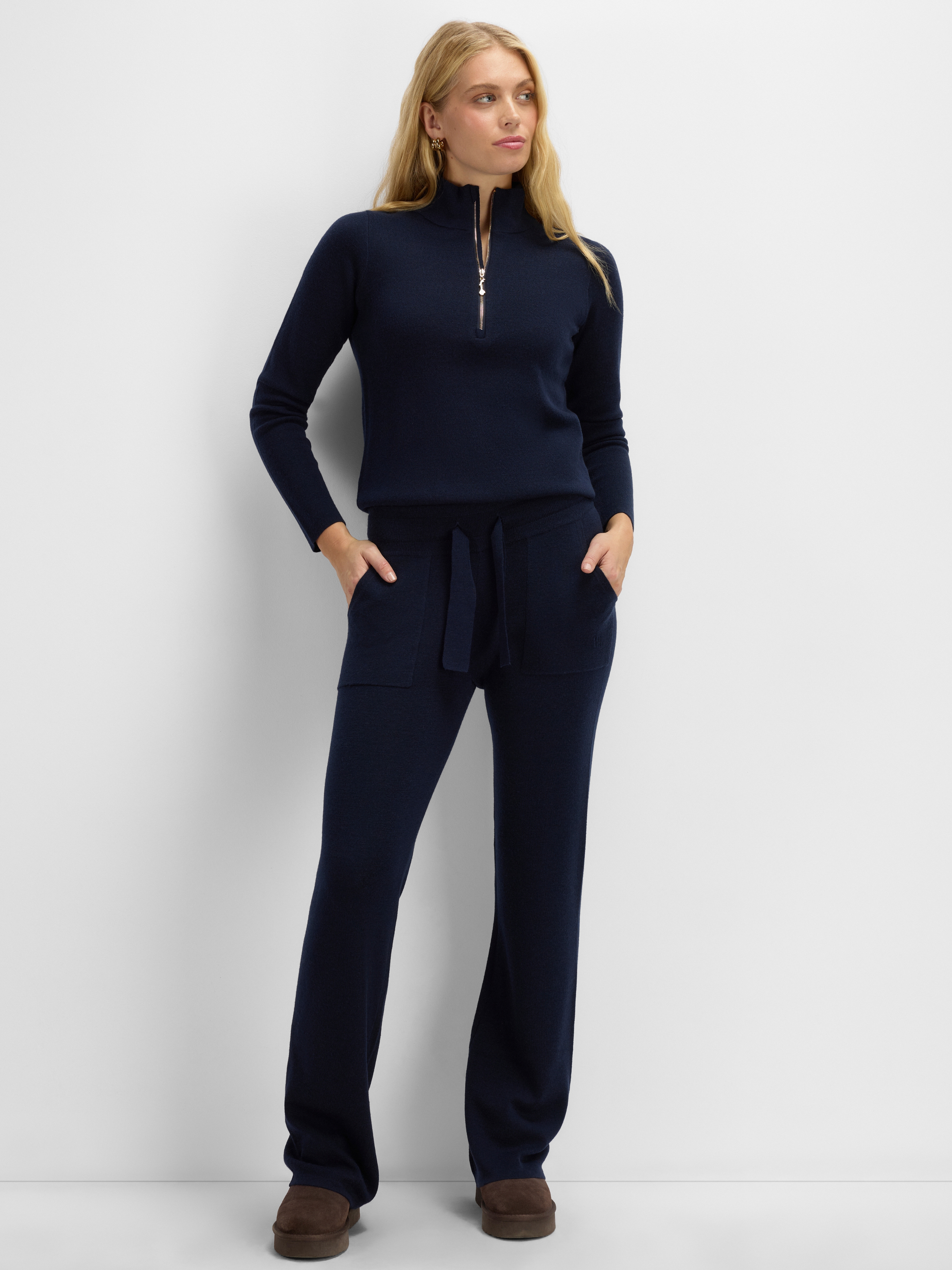 Himmeltinden Wool Pants Navy
