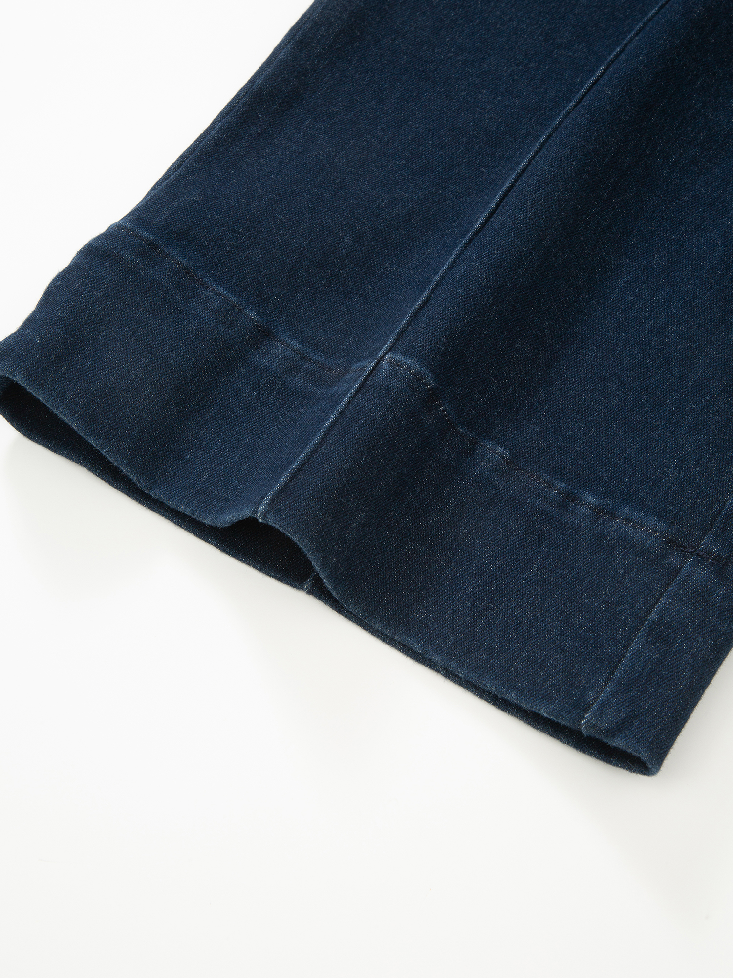 Kongsfjellet Wide Denim Pant Woman Long Dark Blue