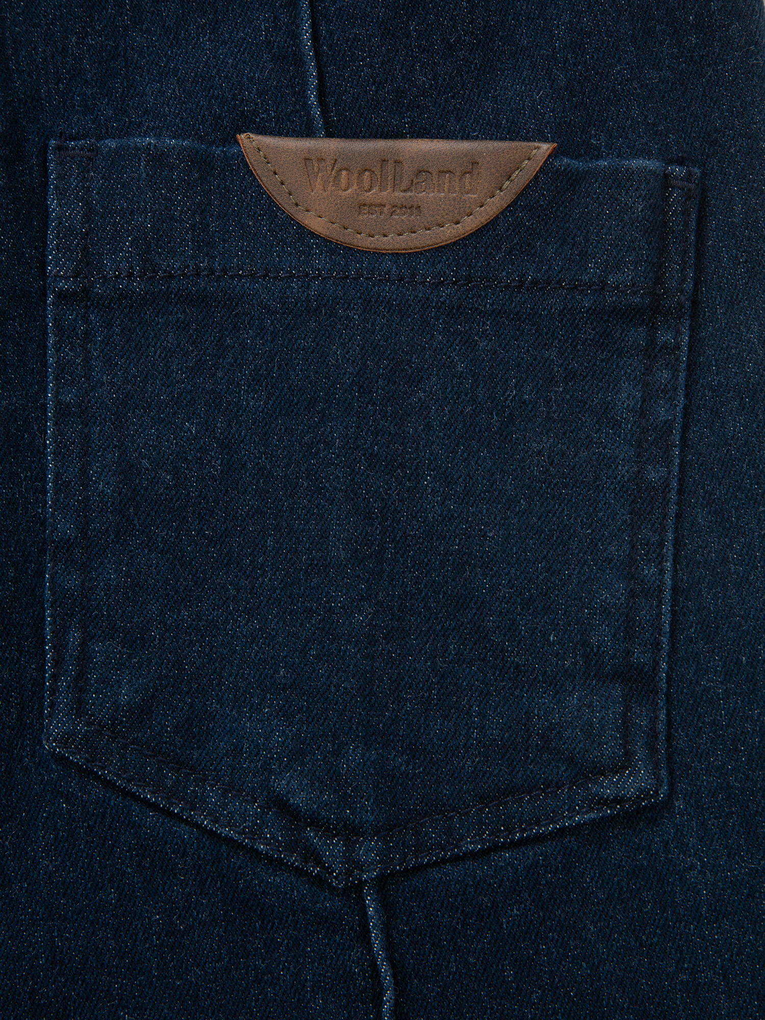 Kongsfjellet Wide Denim Pant Woman Long Dark Blue