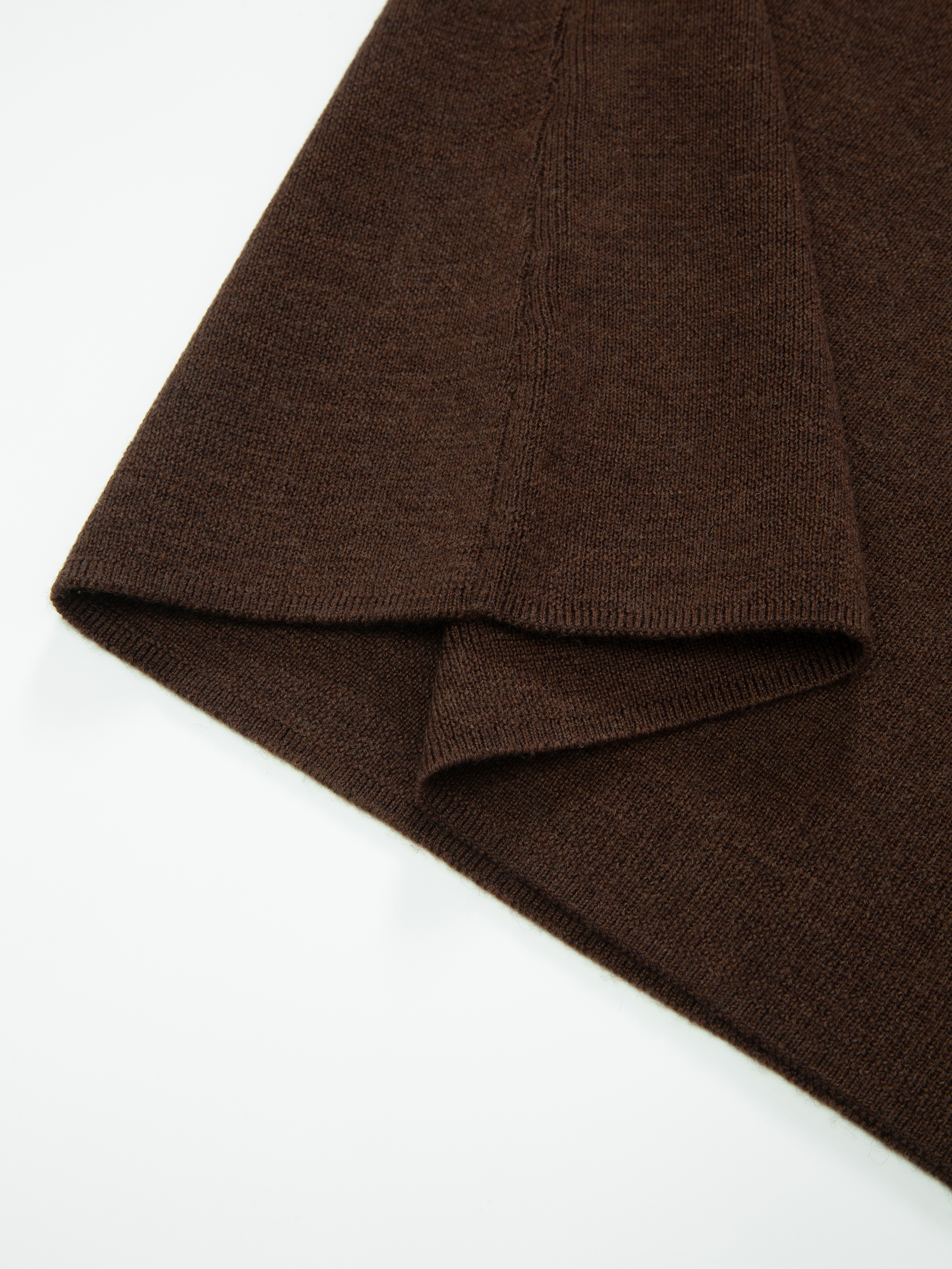 Lifjellet Knitted Top Woman Hot Fudge Melange