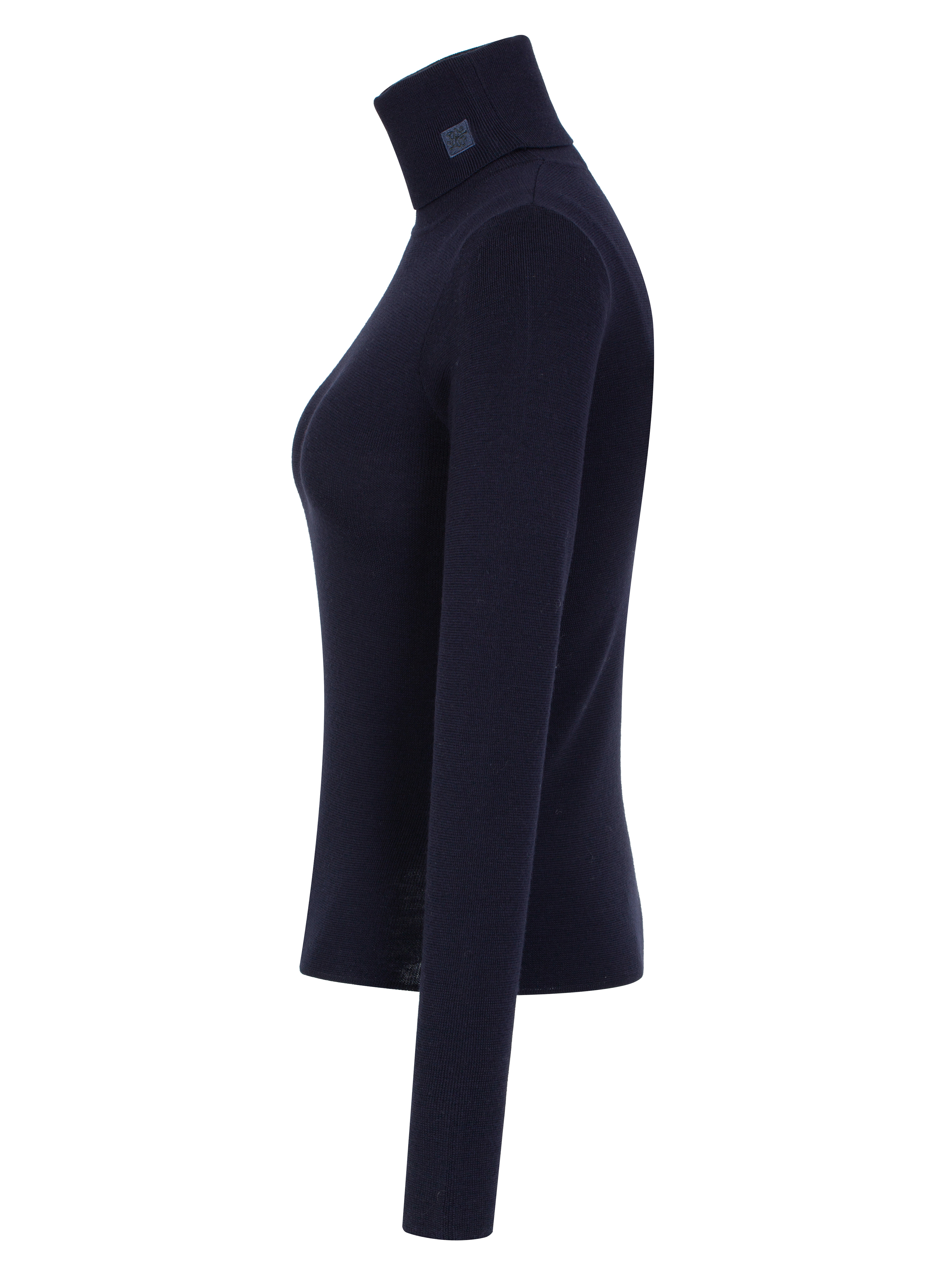 Lifjellet Knitted Top Woman Dark Blue