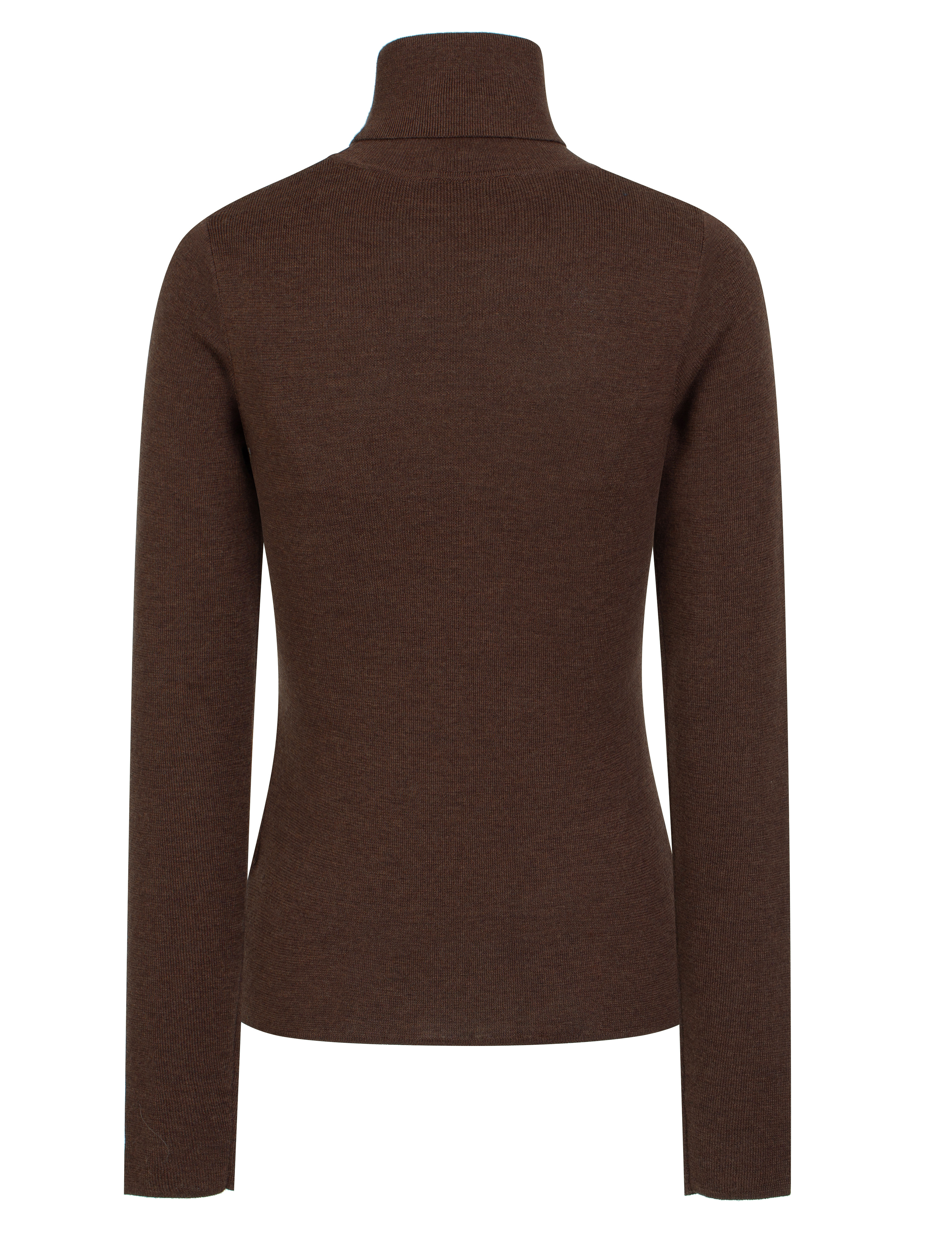 Lifjellet Knitted Top Woman Hot Fudge Melange
